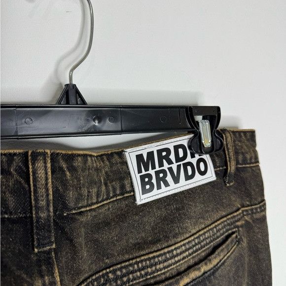 Who Decides War Who Decides War Moto Quilted Straight Jeans Tan Coal Men’s 3 Size US 36 / EU 52 - 5 Thumbnail