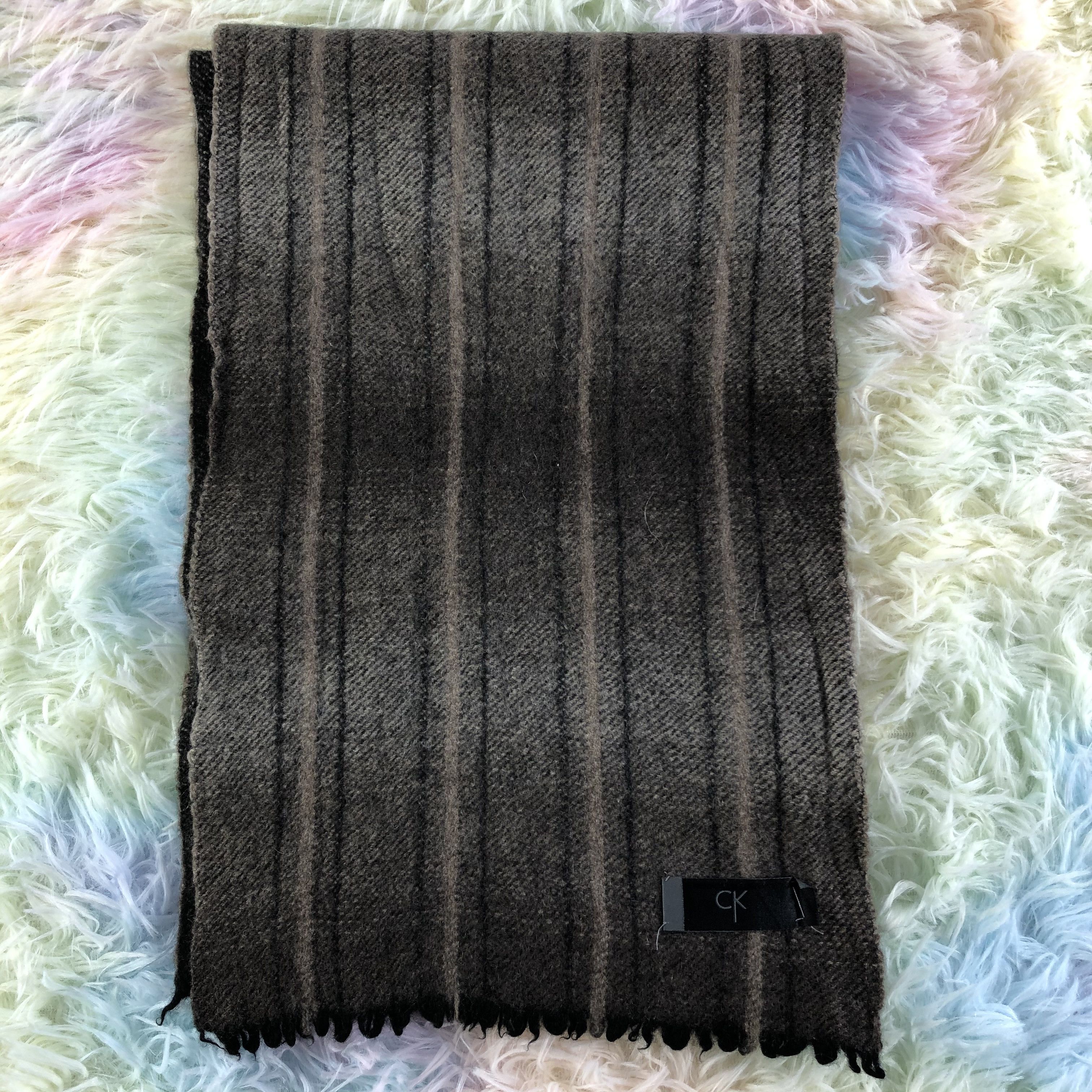 Calvin Klein × Vintage Calvin Klein Scarf / Muffler / Neckwear - KM108 Size ONE SIZE - 2 Thumbnail