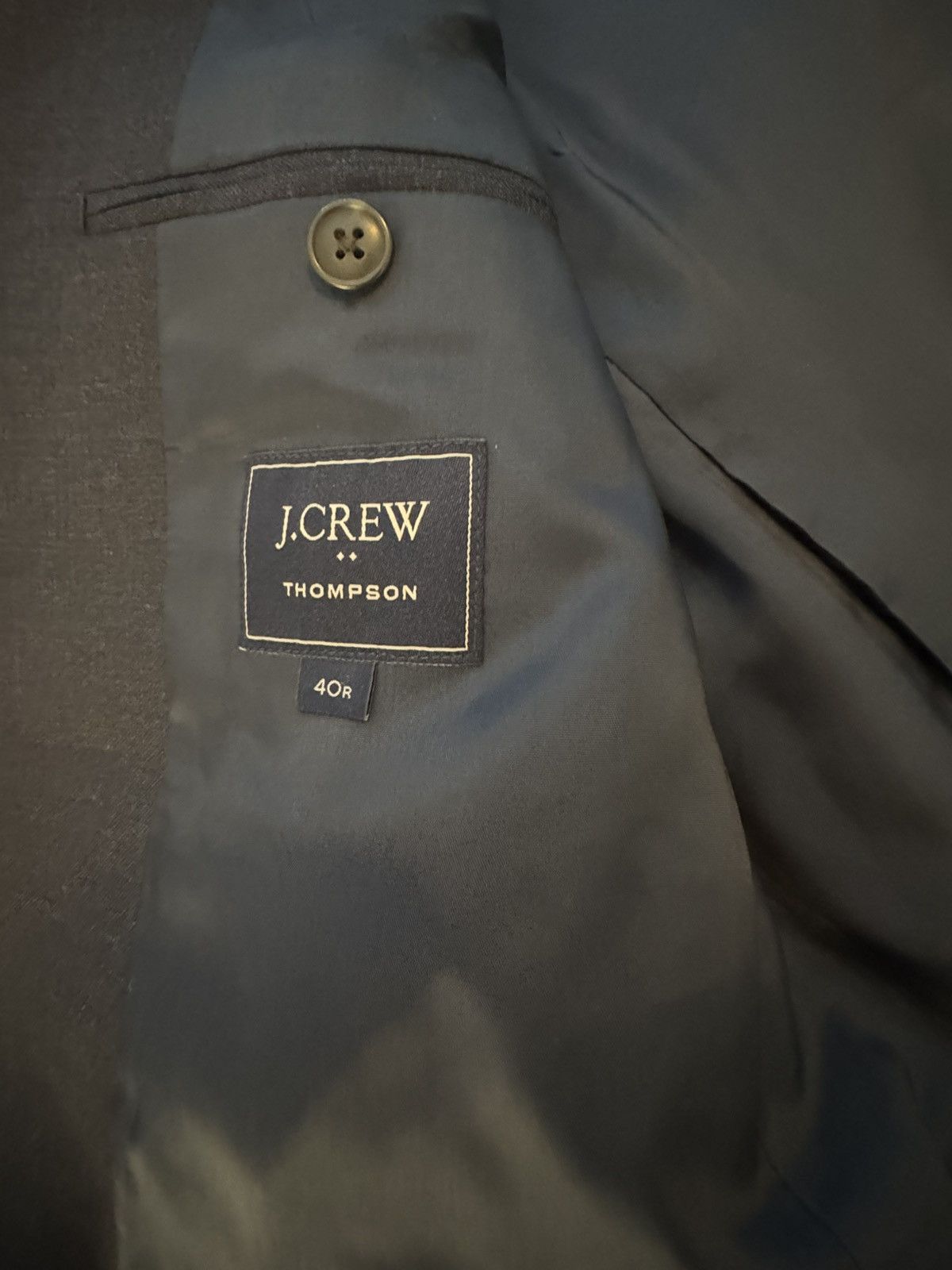 J.Crew J Crew - Thompson Slim Fit Suit in Navy Size 40R - 4 Thumbnail