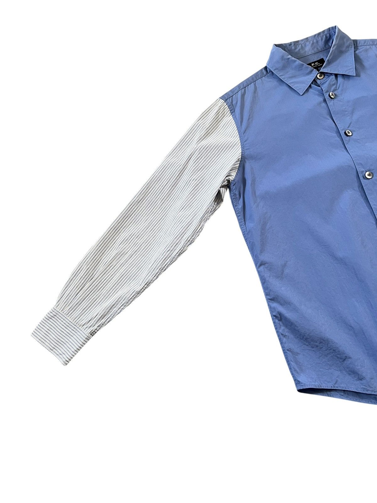 A.P.C. A.P.C Chemise Jensen Button Up Shirt Size US M / EU 48-50 / 2 - 7 Thumbnail