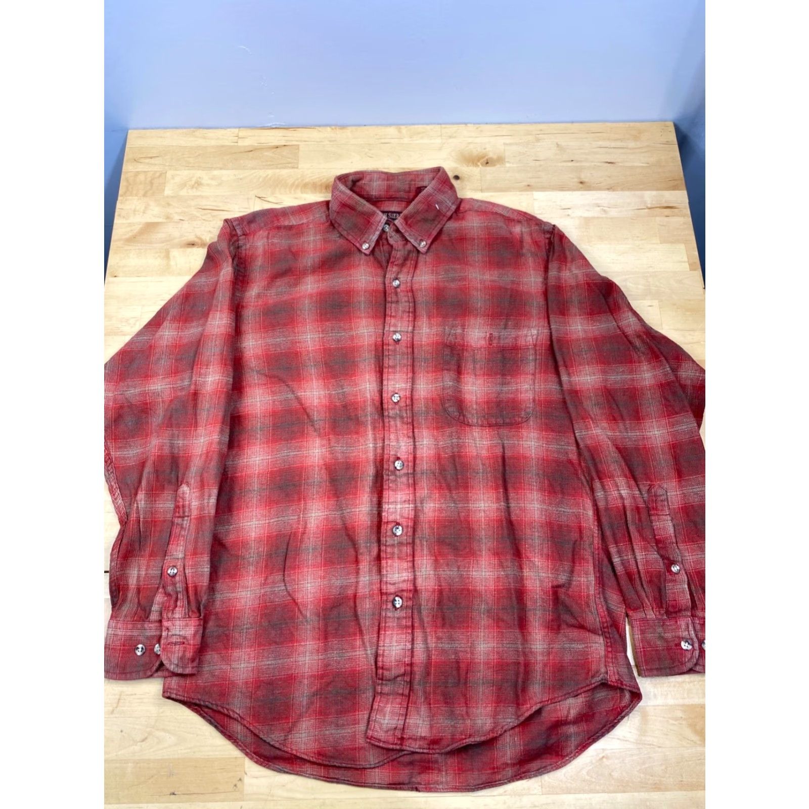 High Sierra VINTAGE High Sierra Shirt Plaid Flannel Button-Down Red M Mens Size US M / EU 48-50 / 2 - 2 Thumbnail