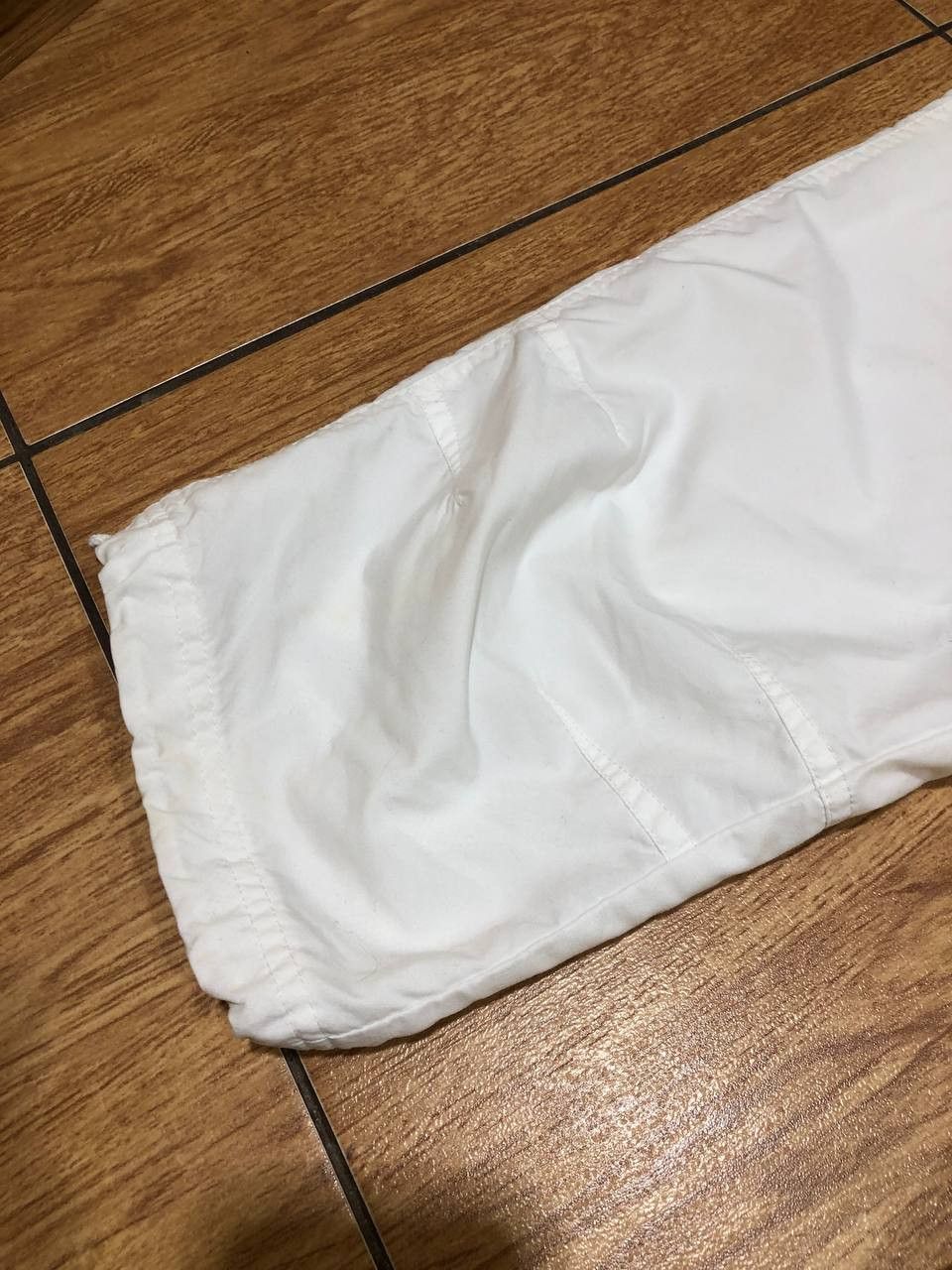 Nike Vintage Casual pants white Nike logo Y2K streetwear Size US 30 / EU 46 - 8 Thumbnail