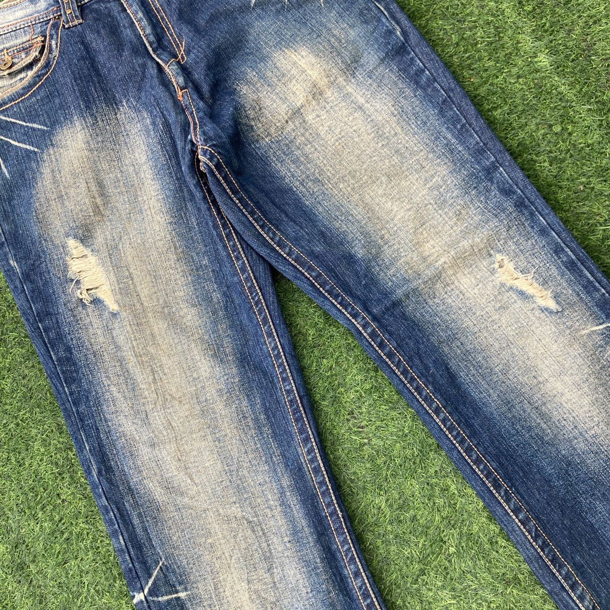 Hysteric Glamour × If Six Was Nine MANIPULATOR FLARED DISTRESSED JEANS Size US 32 / EU 48 - 4 Thumbnail