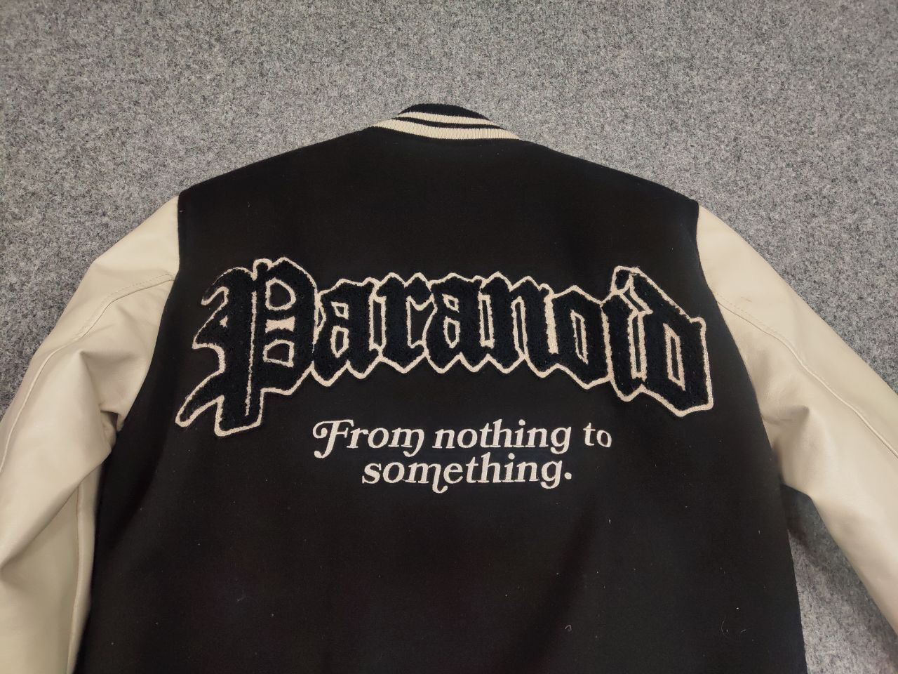Japanese Brand Vintage Paranoid Society Letterman Varsity Bomber Jacket Size US S / EU 44-46 / 1 - 15 Thumbnail