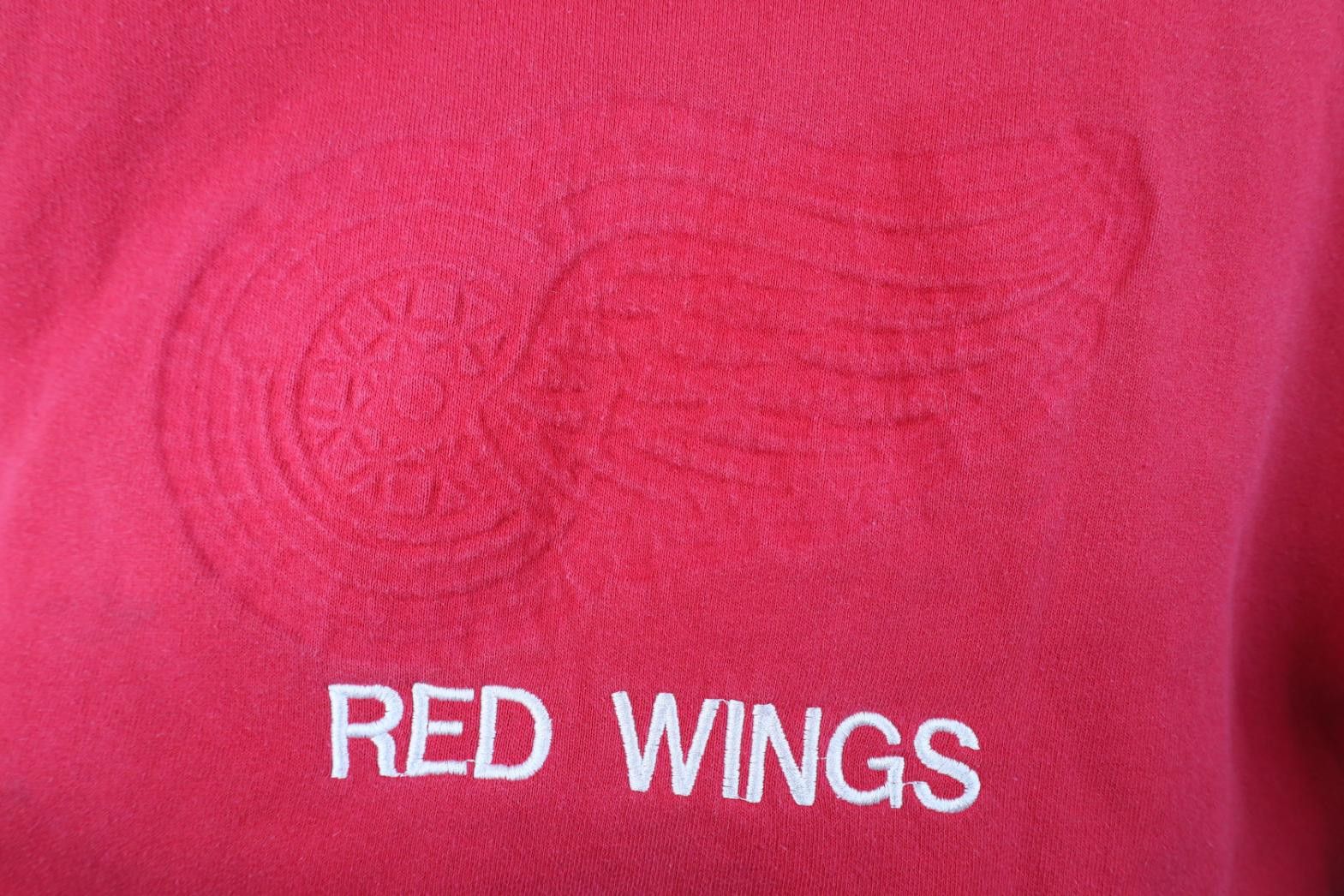 Vintage Vintage 90s Detroit Red Wings Hockey Crewneck Sweatshirt Size US M / EU 48-50 / 2 - 4 Thumbnail