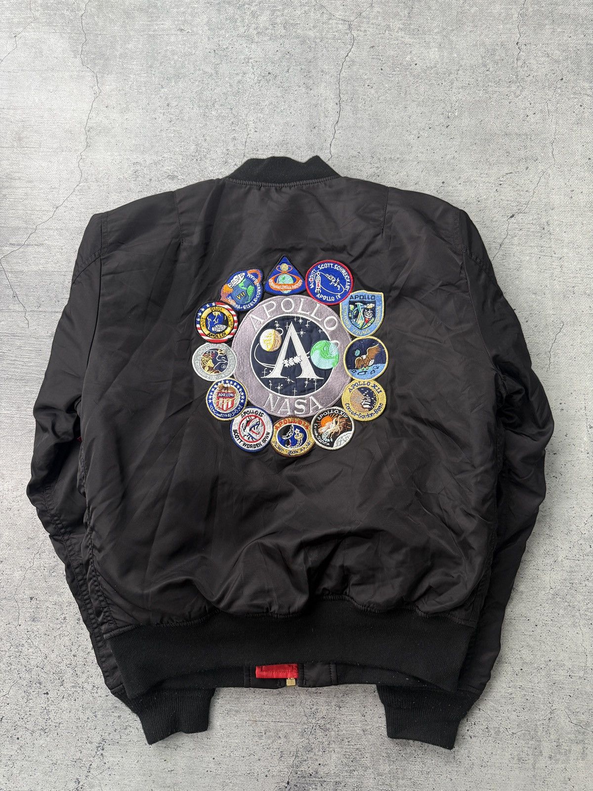 Alpha Industries ALPHA INDUSTRIES MENS APOLLO MA-1 NASA FLIGHT JACKET Size US M / EU 48-50 / 2 - 10 Thumbnail