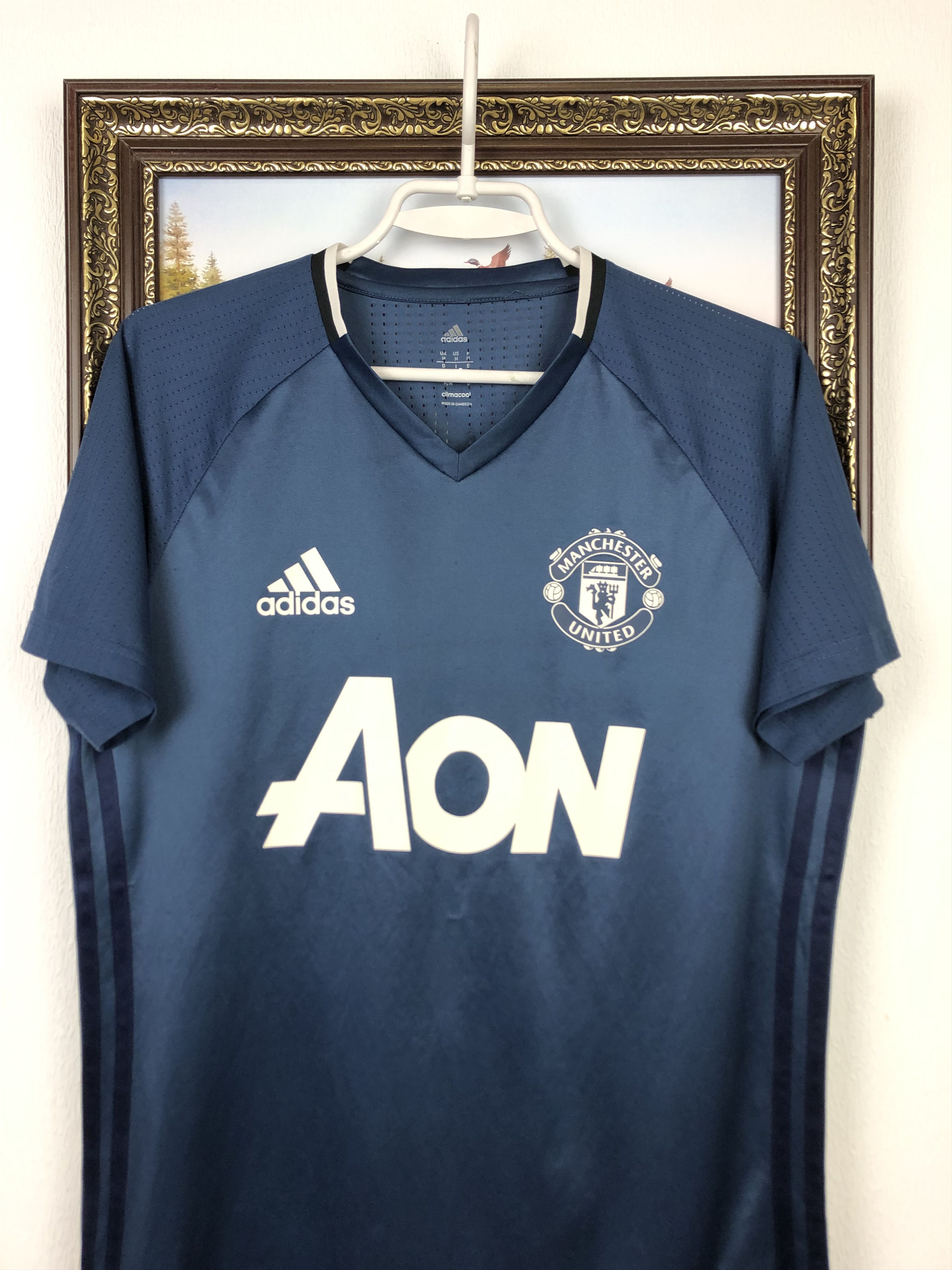 Adidas Adidas Manchester United Football Shirt Soccer Jersey Size US M / EU 48-50 / 2 - 2 Thumbnail