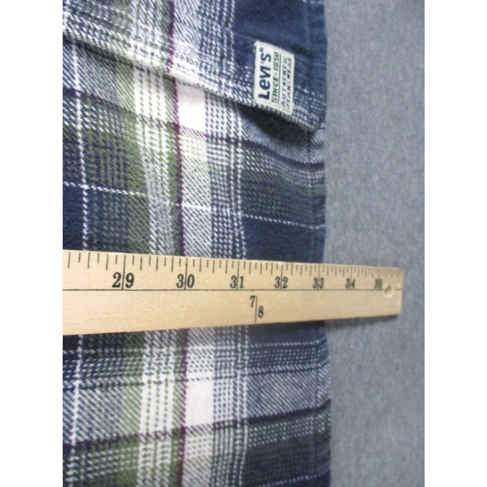 Levi's VINTAGE Levi's Shirt XL Plaid Flannel Heavyweight 90s Button-Up Cotton Men Size US XL / EU 56 / 4 - 7 Thumbnail