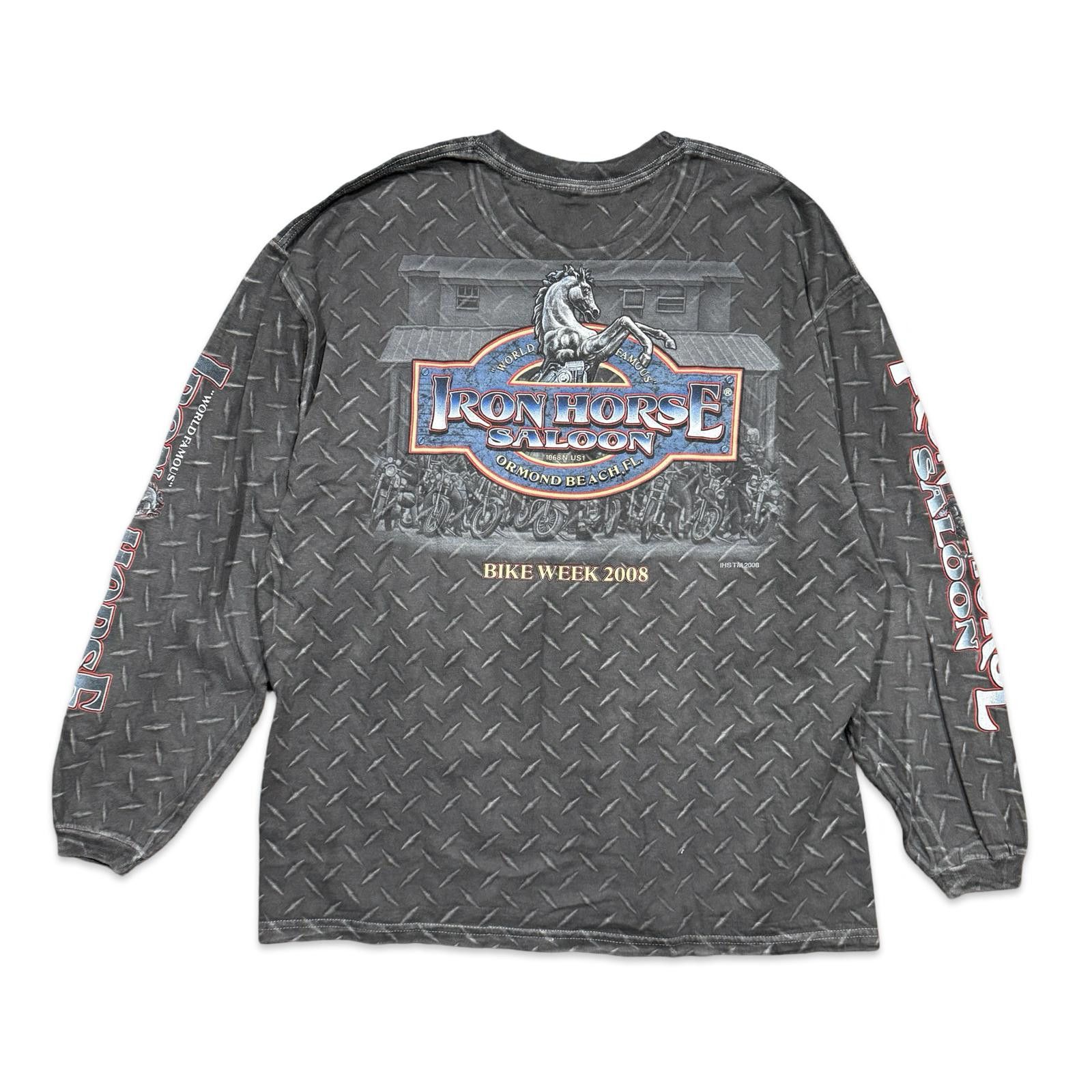 Designer Iron Horse Saloon Bike Week Y2K Diamond Cut AOP Long Sleeve Size US XL / EU 56 / 4 - 2 Thumbnail