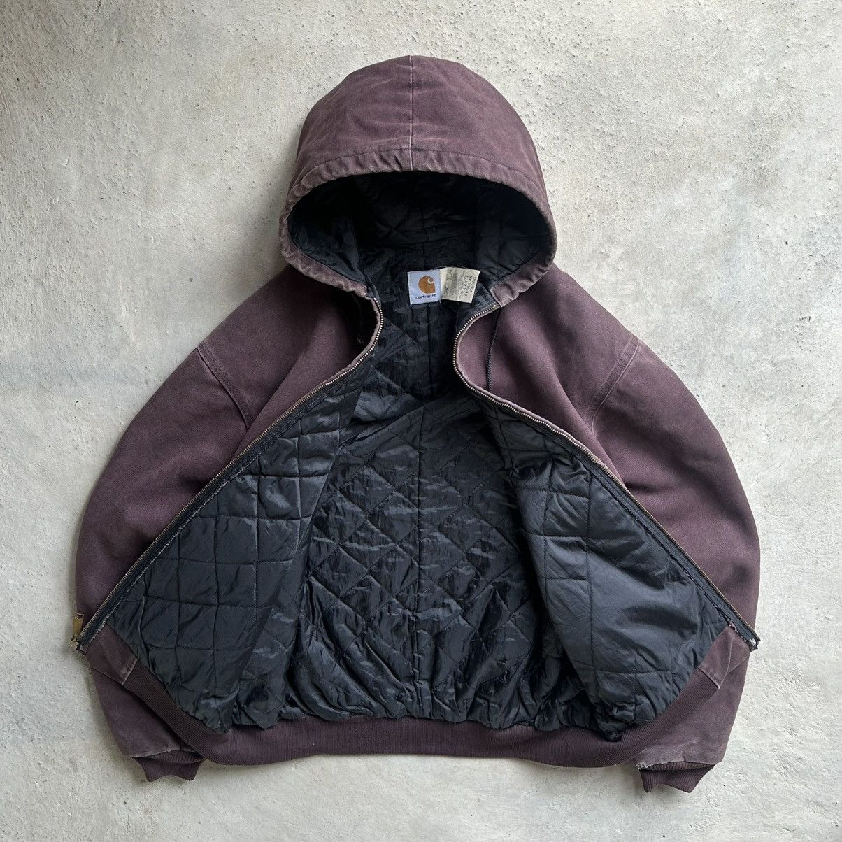 Carhartt Rare!!! Vintage 90s Carhartt J06 BRG Hooded Jacket Boxy XL Size US XL / EU 56 / 4 - 6 Thumbnail