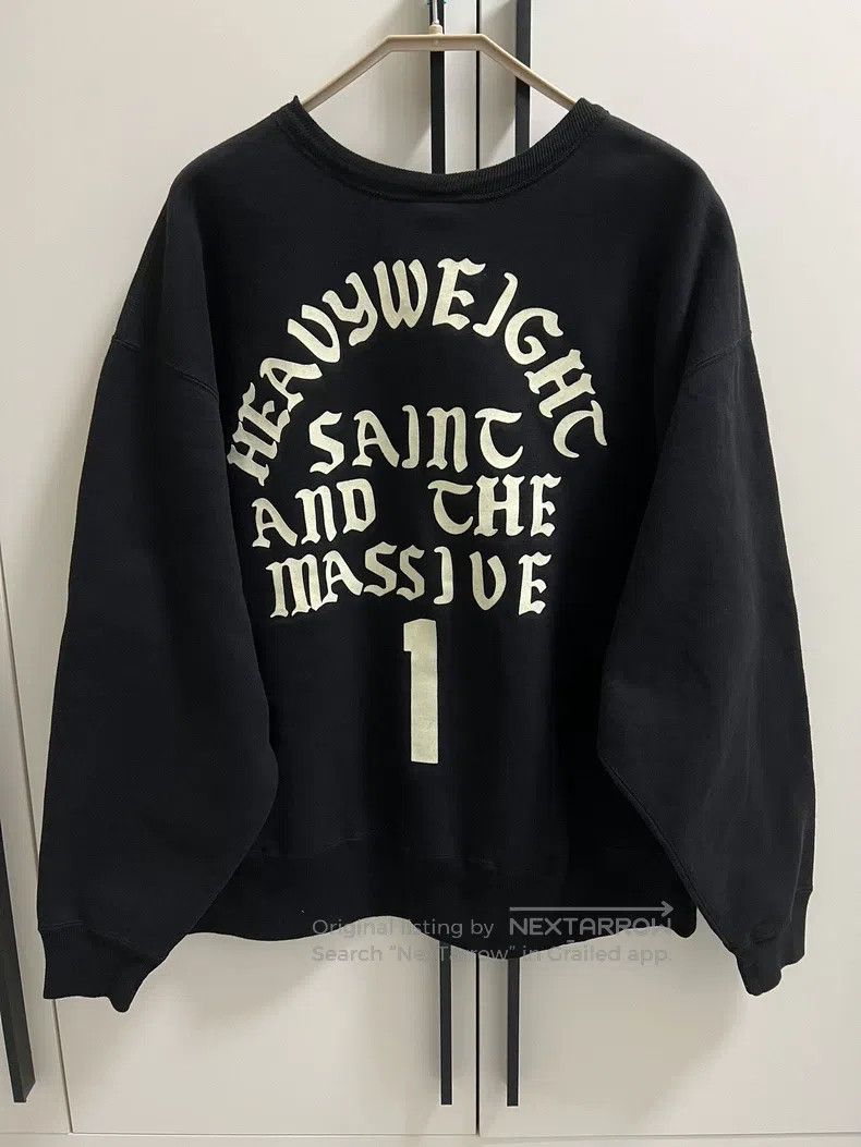 Saint Michael Saint Michael Flocked sweatshirt Size US L / EU 52-54 / 3 - 2 Thumbnail