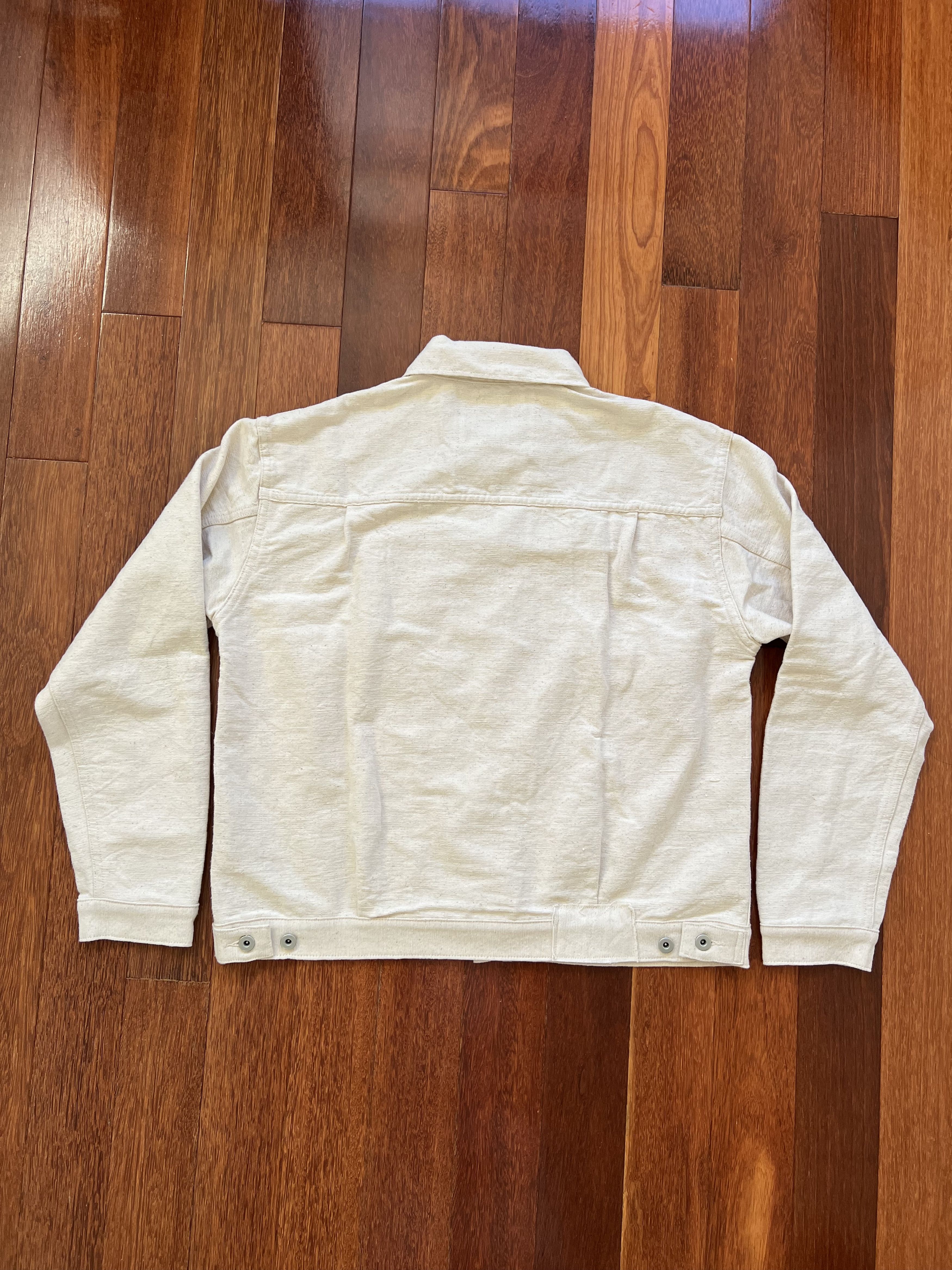 Story Mfg. 💚 Story Mfg Tuesday Jacket Ecru Handloom Medium NEW Size US M / EU 48-50 / 2 - 3 Thumbnail