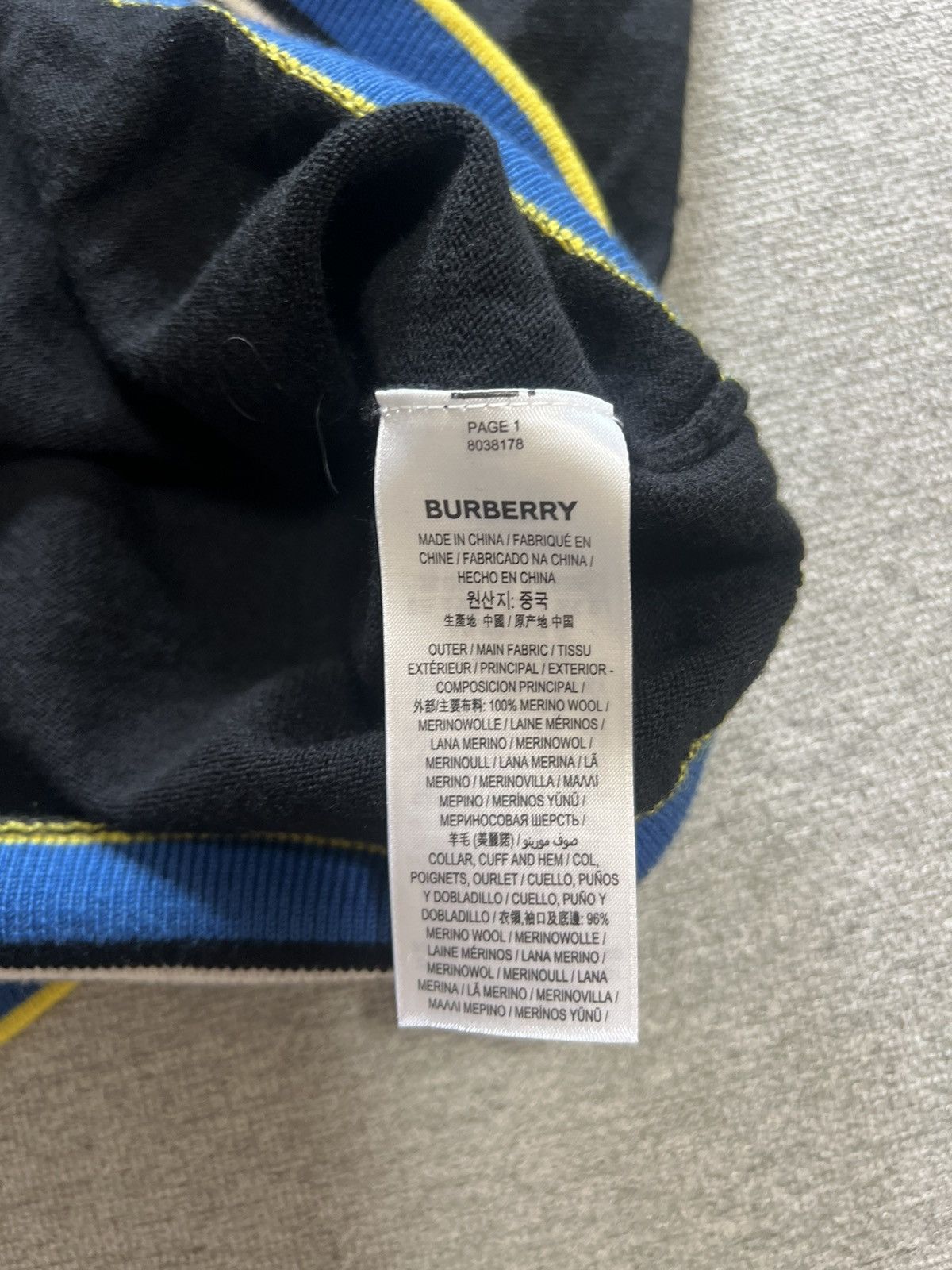 Burberry Burberry Navy Polo size Large Size US L / EU 52-54 / 3 - 5 Thumbnail