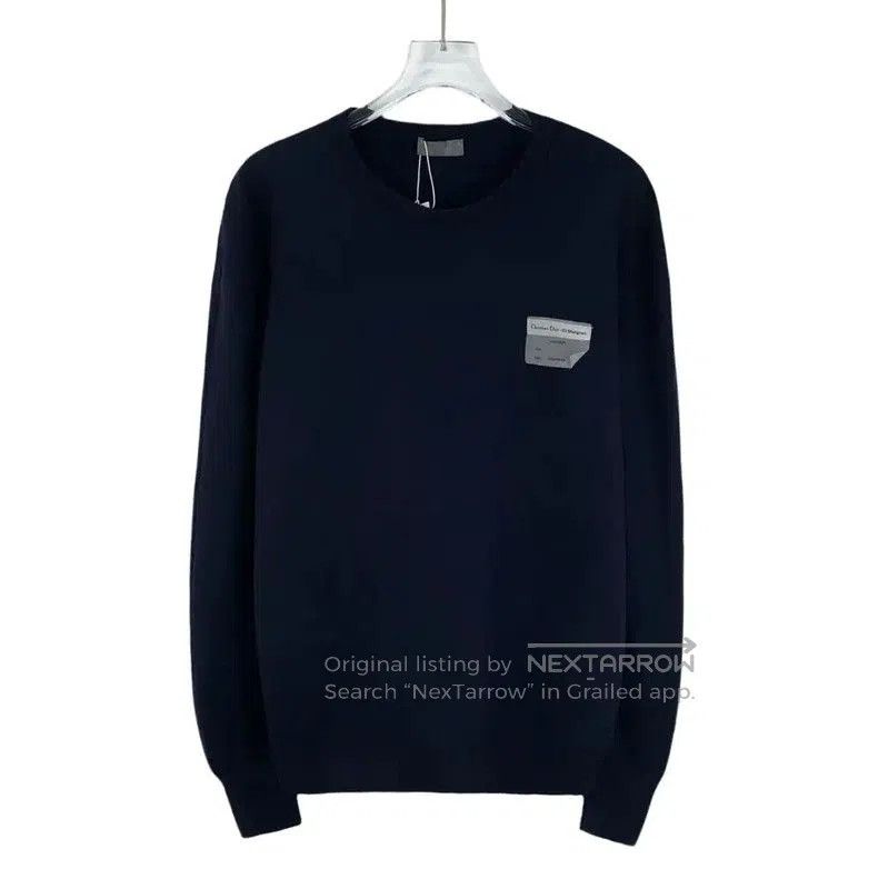 Dior Dior Men's Navy Wool Sweatshirt . Size US M / EU 48-50 / 2 - 1 Thumbnail