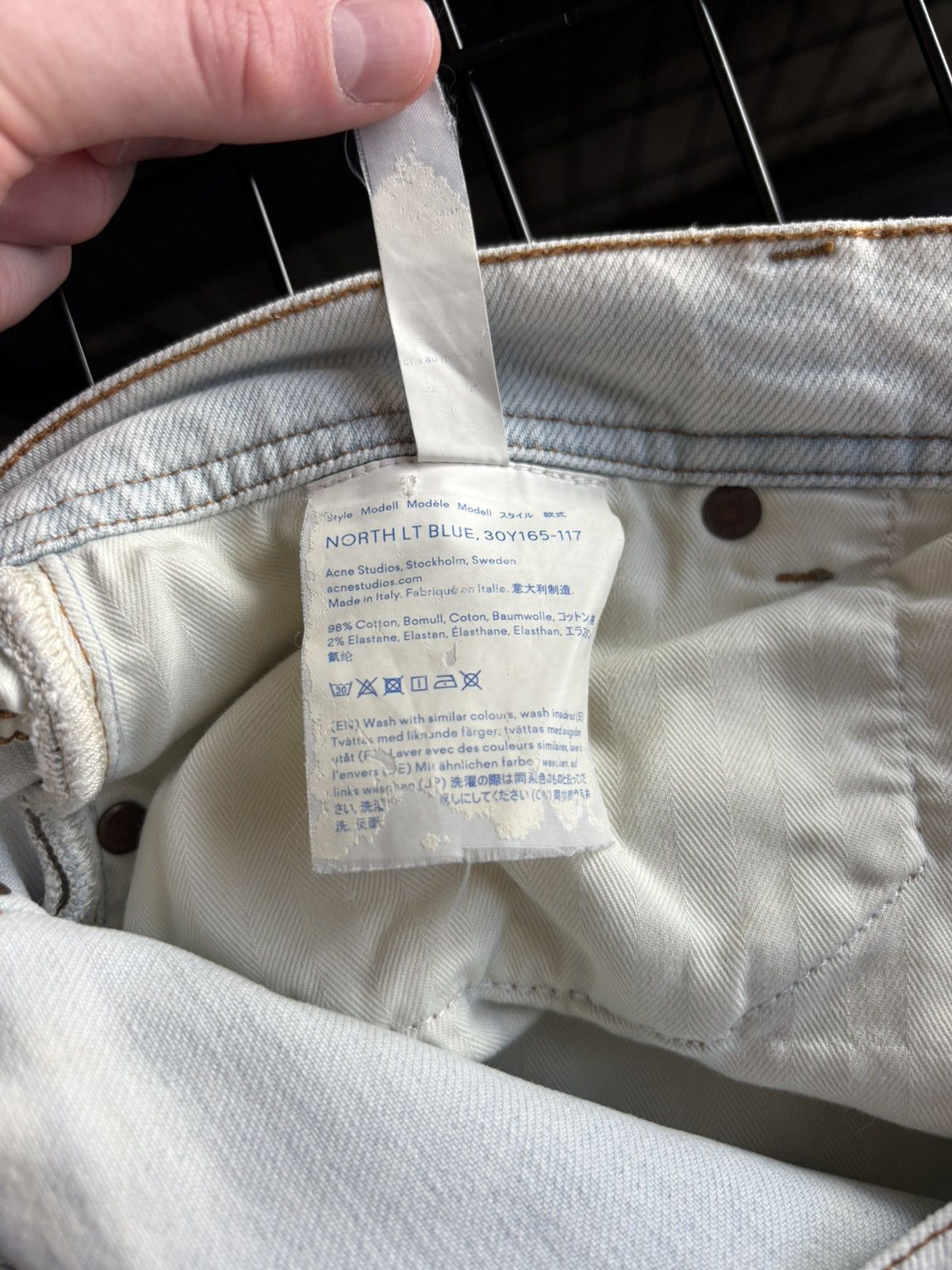 Acne Studios ance studios bla konst denim jeans Size US 30 / EU 46 - 10 Thumbnail