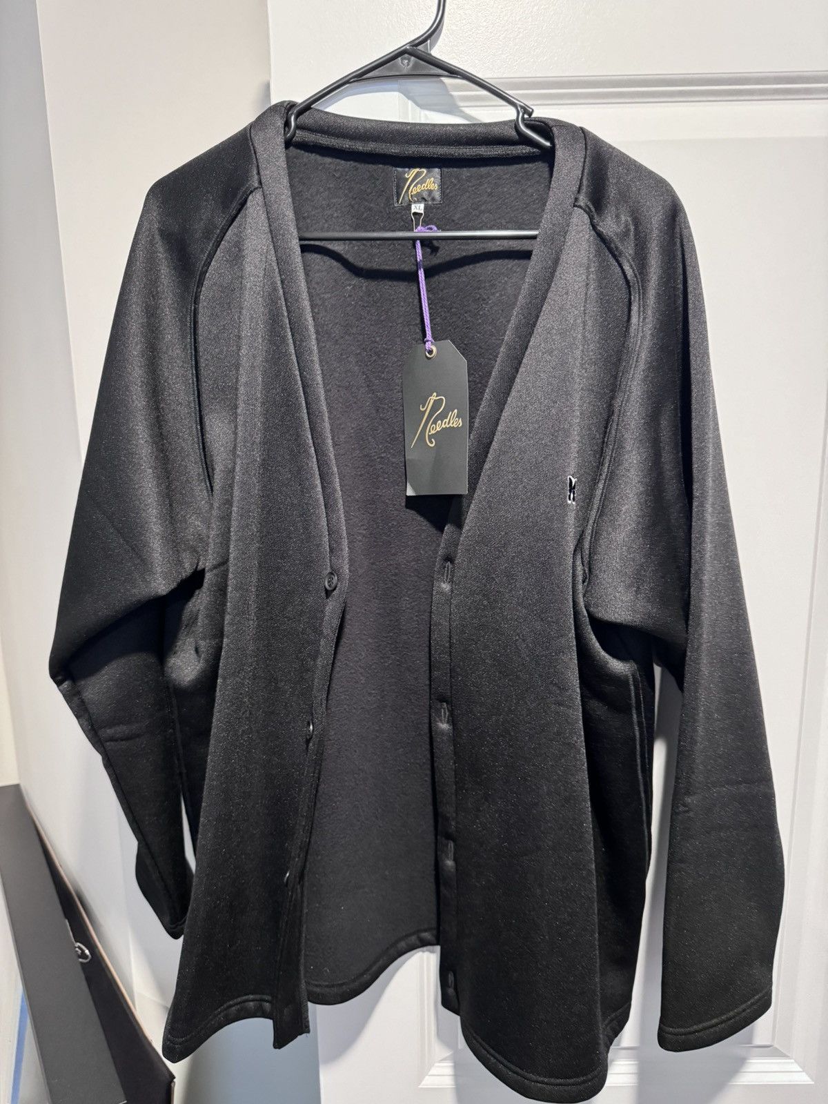image of Needles Cardigan in Black, Men's (Size XL)