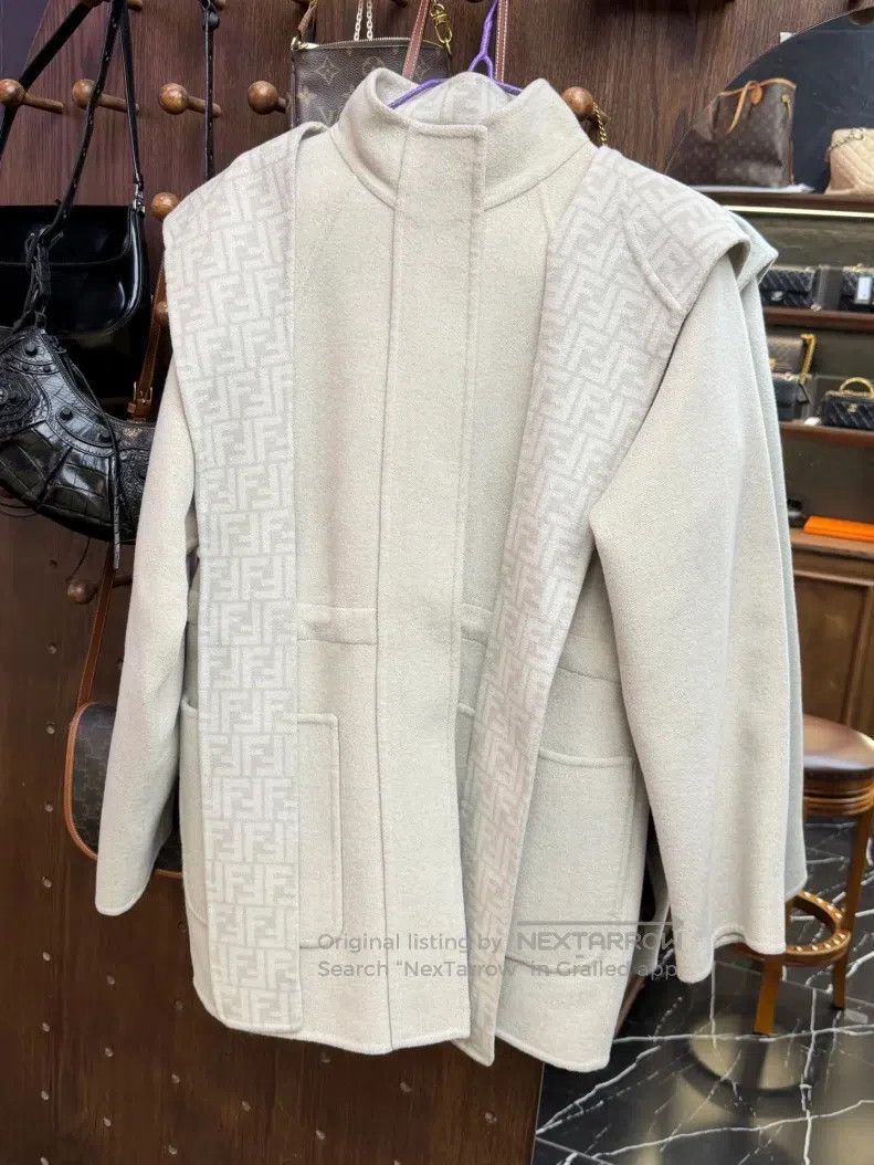 Fendi Fendi Beige wool jacket Size XS / US 0-2 / IT 36-38 - 1 Thumbnail