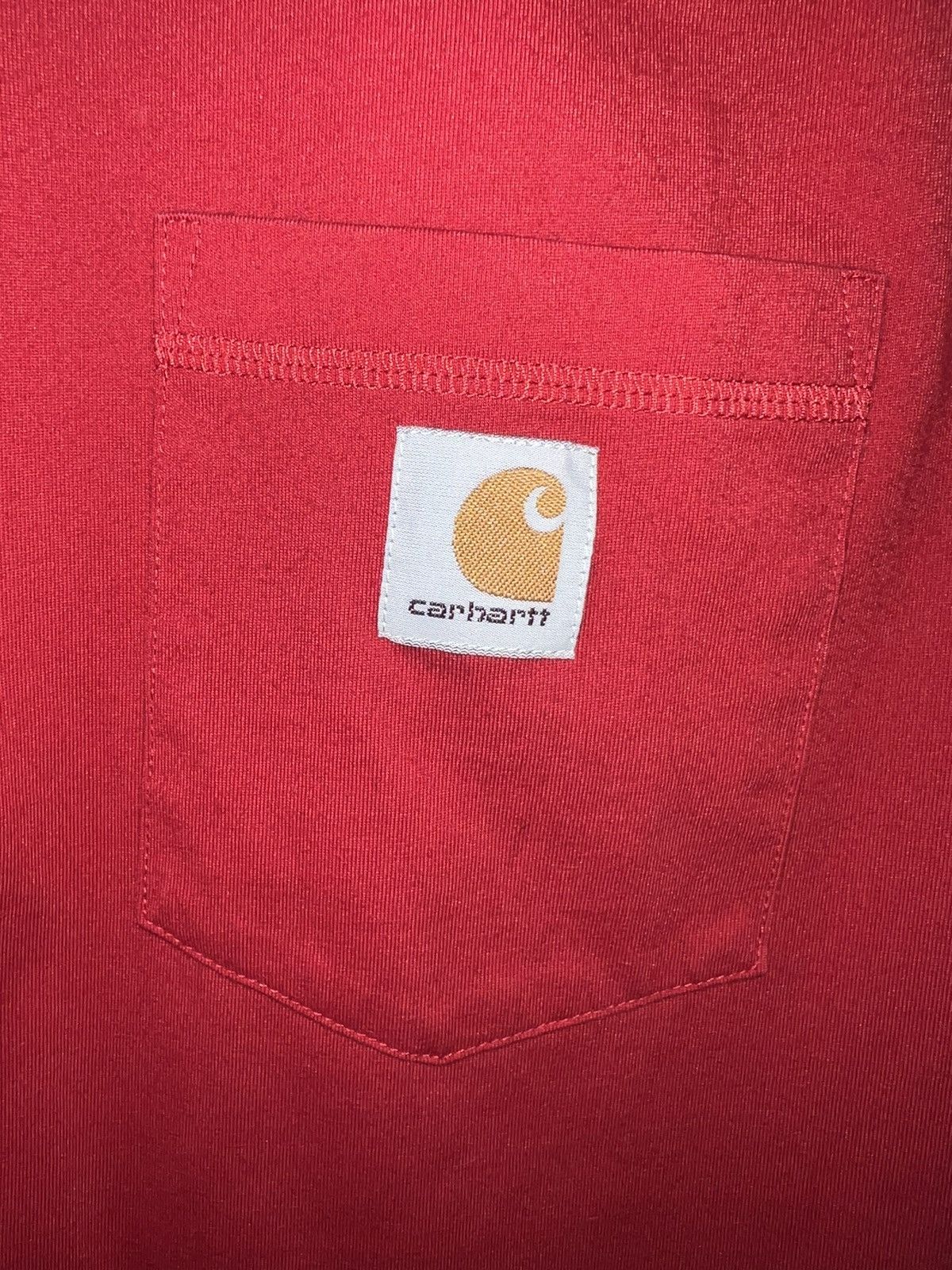 Carhartt Carhartt Men’s Relaxed Fit T Shirt Red Size Medium Size US M / EU 48-50 / 2 - 2 Thumbnail