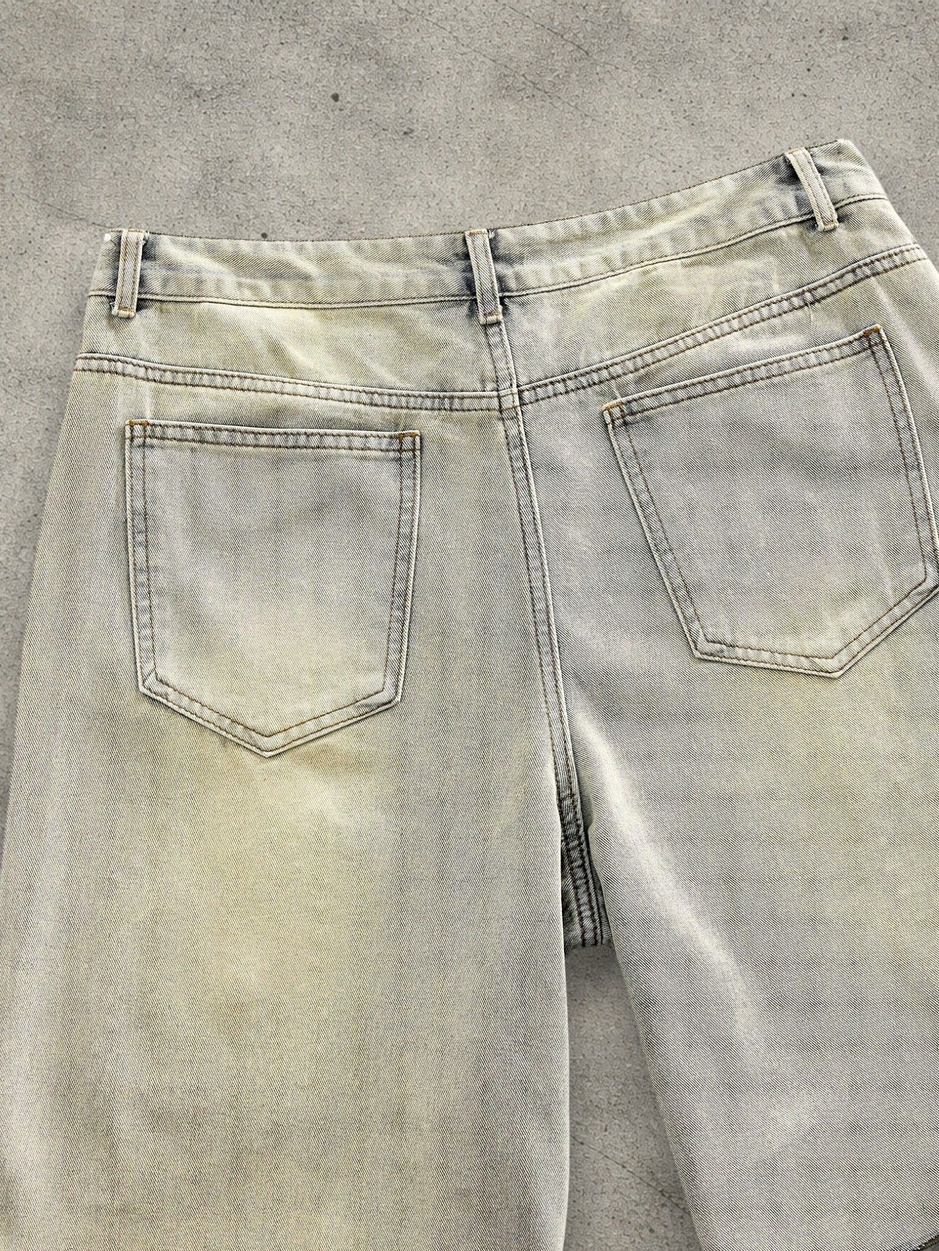 Vintage Washed light jeans shorts Size US 32 / EU 48 - 4 Thumbnail