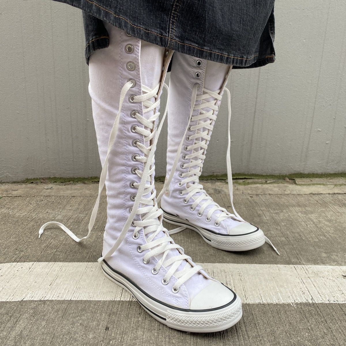 Converse AvantGarde Y2K Converse High Sneakers Size US 8 / IT 38 - 1 Thumbnail