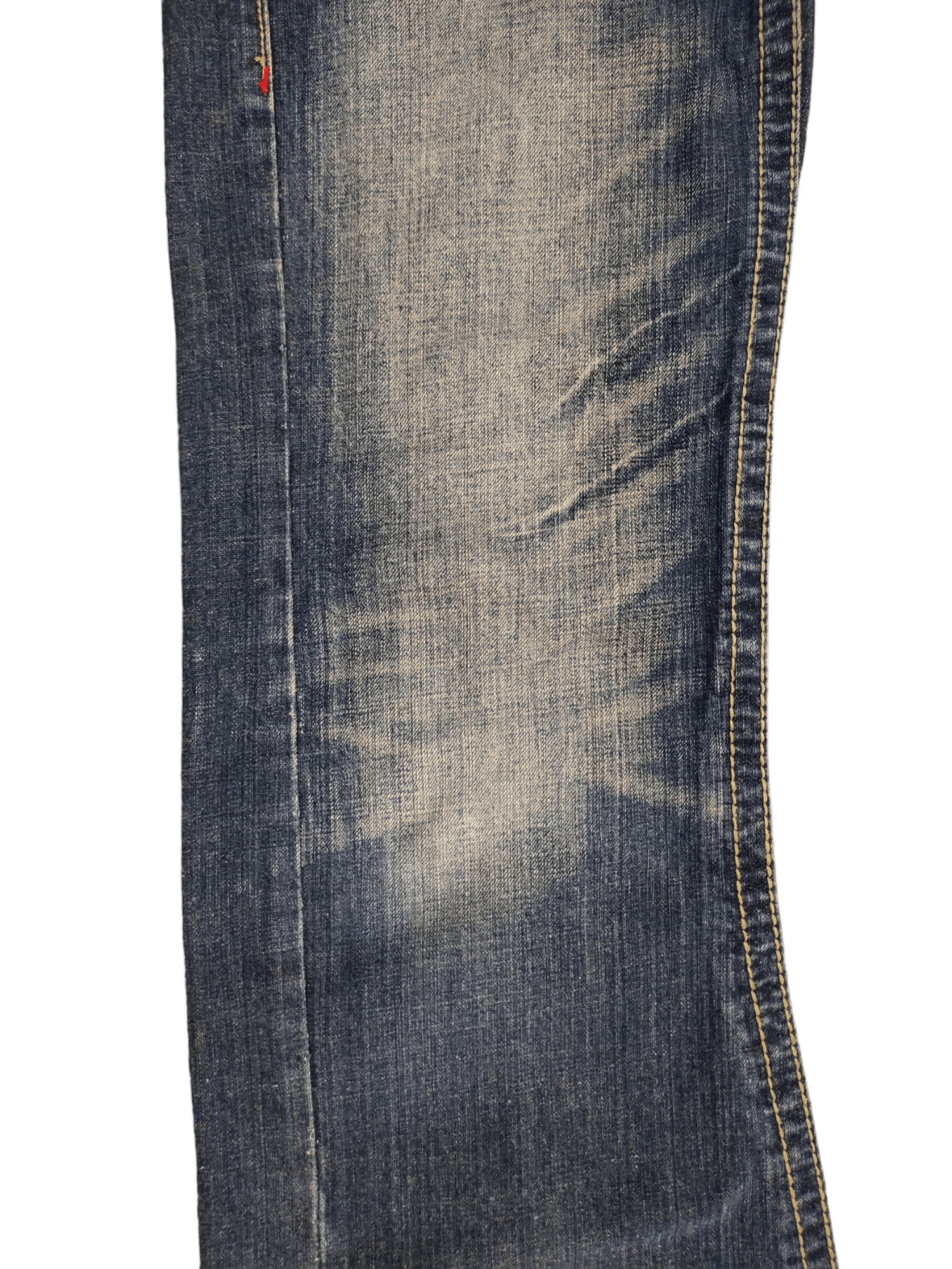 Le Grande Bleu (L.G.B.) Flare Jeans 5 Japan Distress Faded Low Rise Boot Cut Y2k Goa Size US 28 / EU 44 - 7 Thumbnail