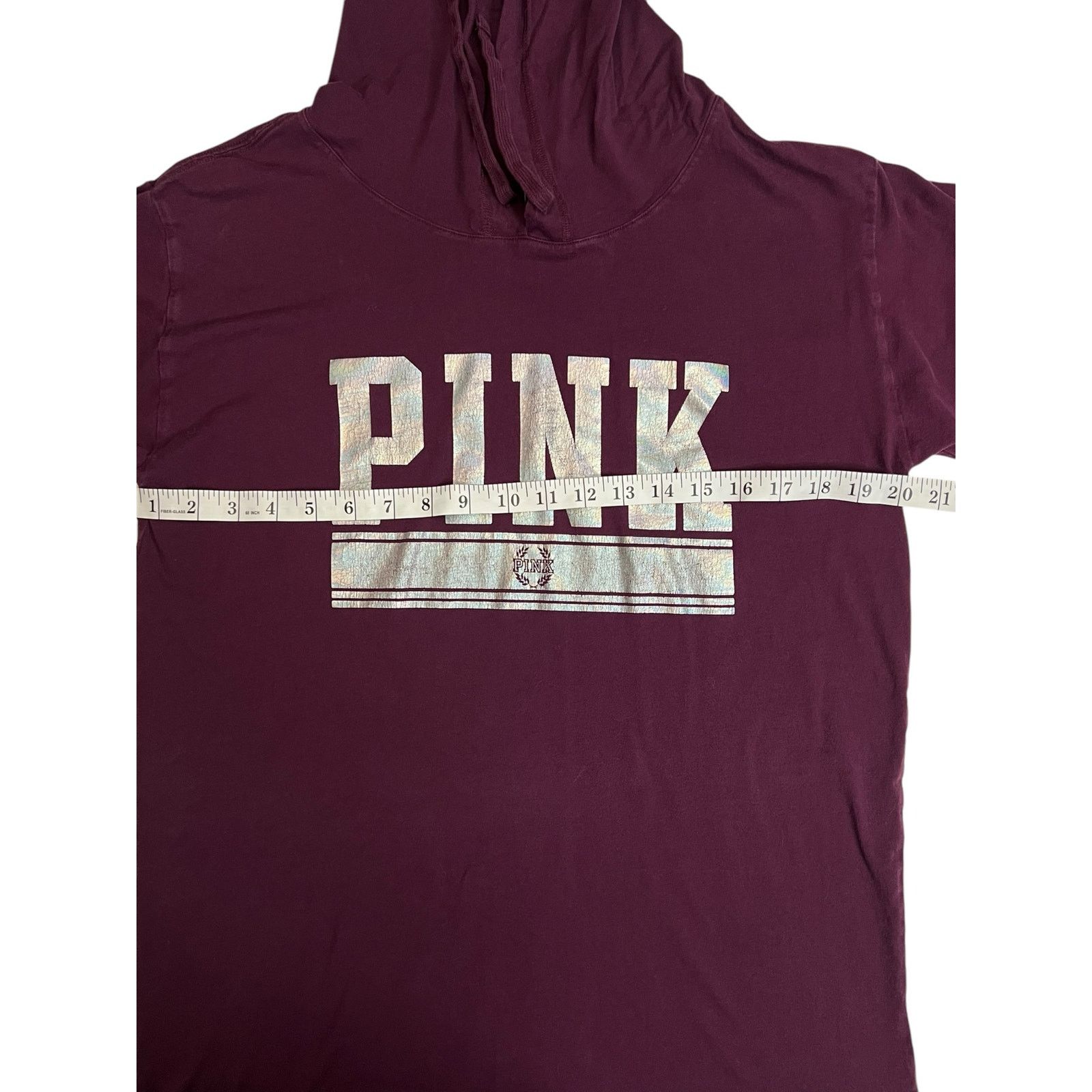 Pink Victoria’s Secret PINK Hoodie – Burgundy – Women’s Small Size S / US 4 / IT 40 - 8 Thumbnail