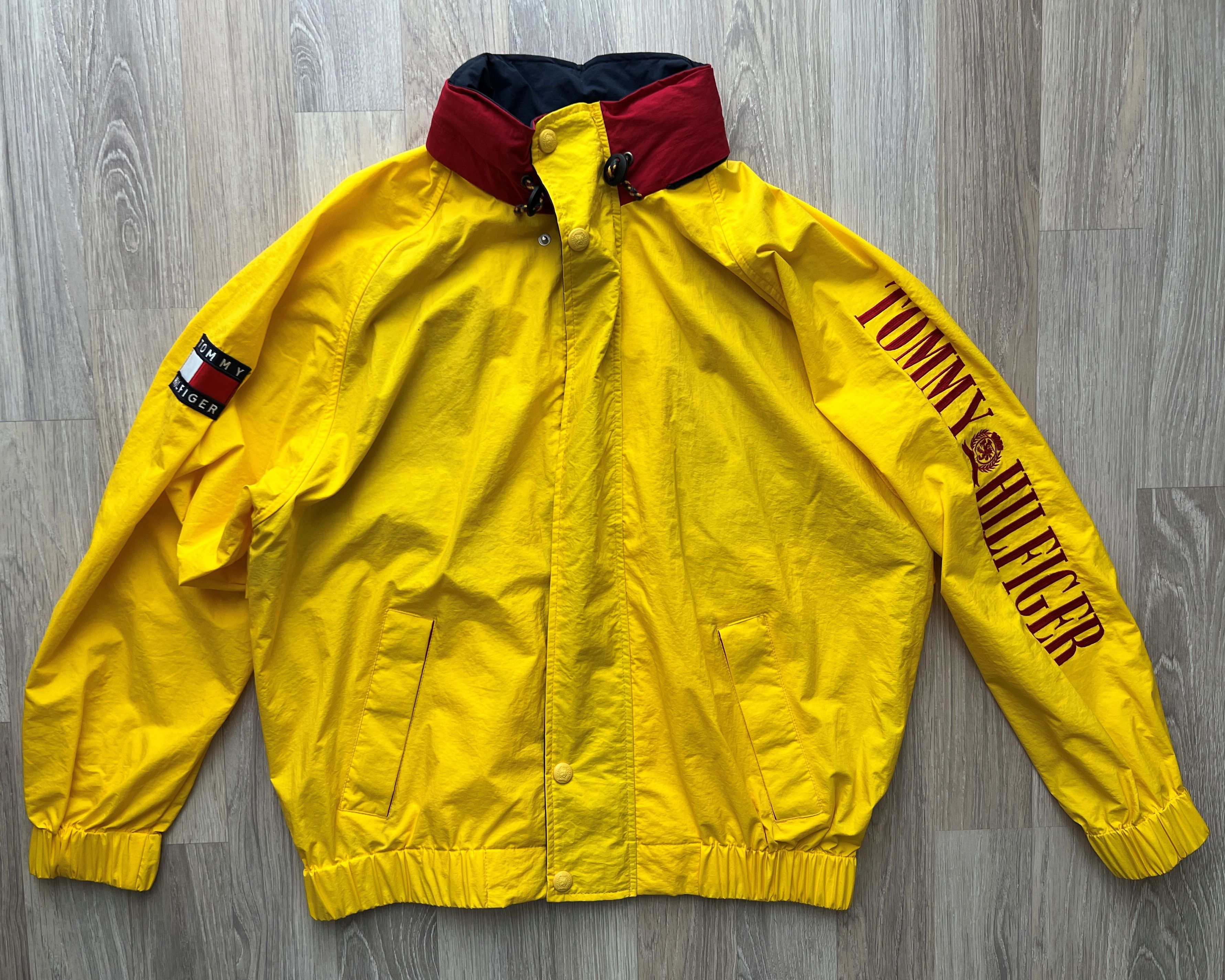 Tommy Hilfiger Vintage 90's TOMMY HILFIGER Light Jacket Size US XL / EU 56 / 4 - 5 Thumbnail