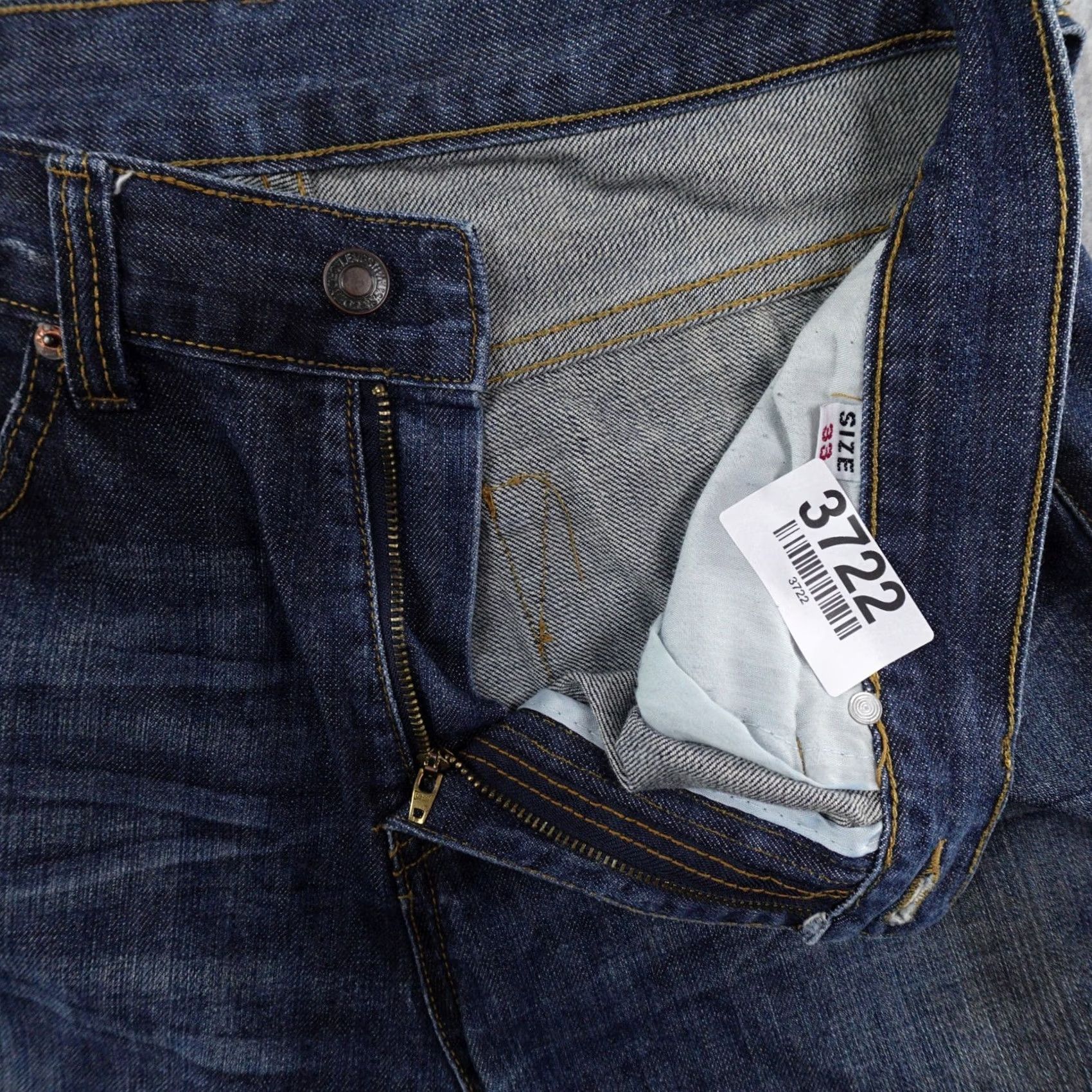 Levi's VINTAGE Levi's Jeans 523 Mens 30 (30X30) Straight Denim Blue Distressed Jeans Mens Size US 30 / EU 46 - 6 Thumbnail