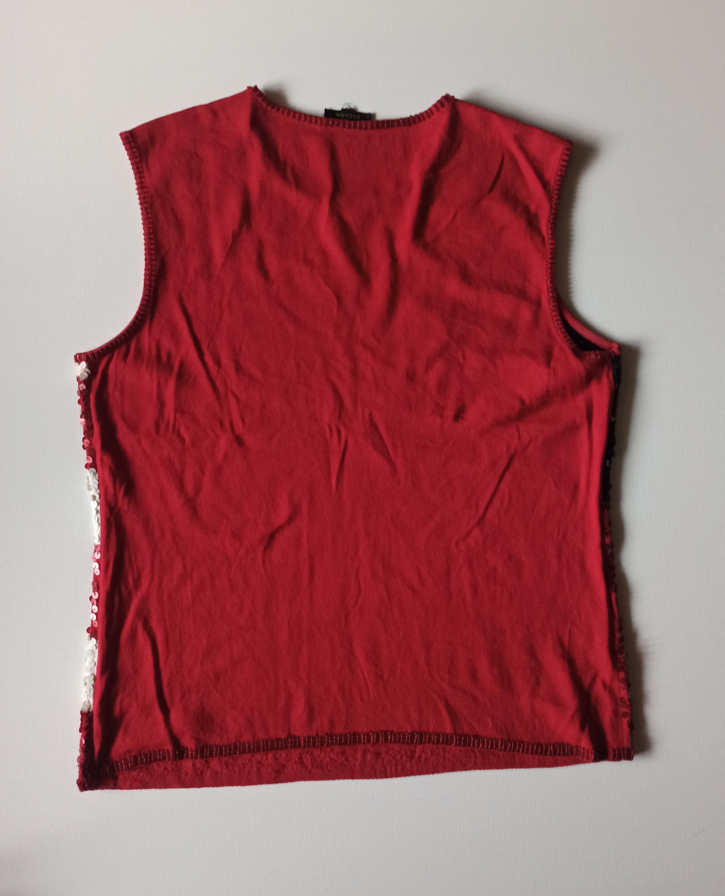 Escada Vintage Escada blouse, size 44 Size L / US 10 / IT 46 - 2 Thumbnail