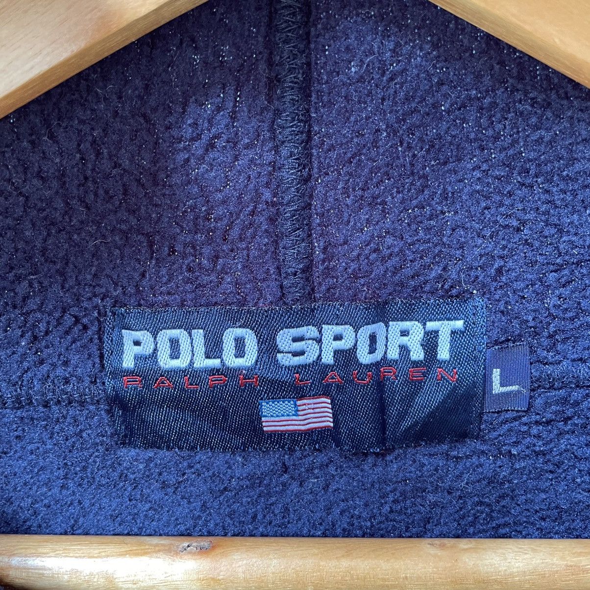 Polo Ralph Lauren 🔥Polo Sport Ralph Lauren USA Pullover Fleece Sweater Hoodie Size US XL / EU 56 / 4 - 10 Thumbnail