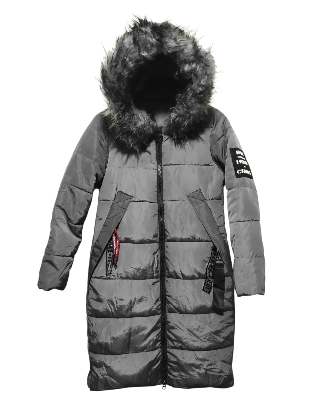 Japanese Brand Fur Down Puffer Hoodie Jacket Size S / US 4 / IT 40 - 1 Thumbnail