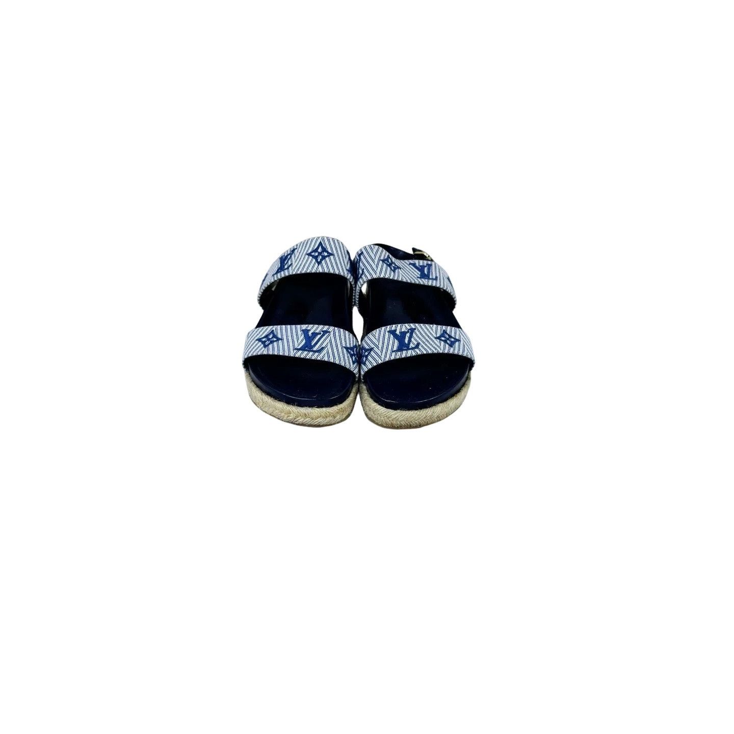 Louis Vuitton Louis Vuitton Monogram Denim Sandals Size 39 Size US 9 / IT 39 - 1 Thumbnail