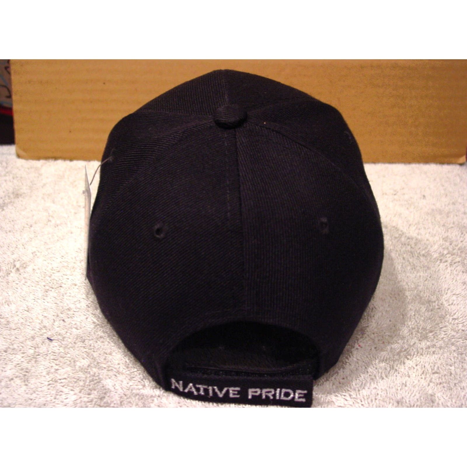 Vintage VINTAGE WOLF NATIVE PRIDE BASEBALL CAP Adjustable Black Mens Size ONE SIZE - 2 Thumbnail