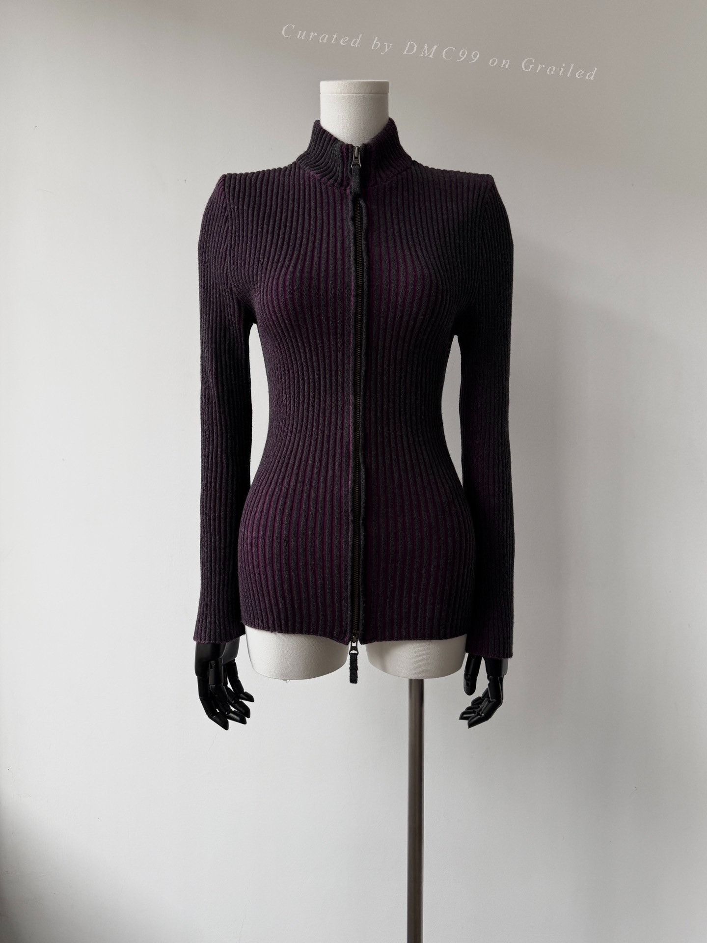 Jean Paul Gaultier Jean Paul Gaultier Y2K Archive Half-Zip Knit
