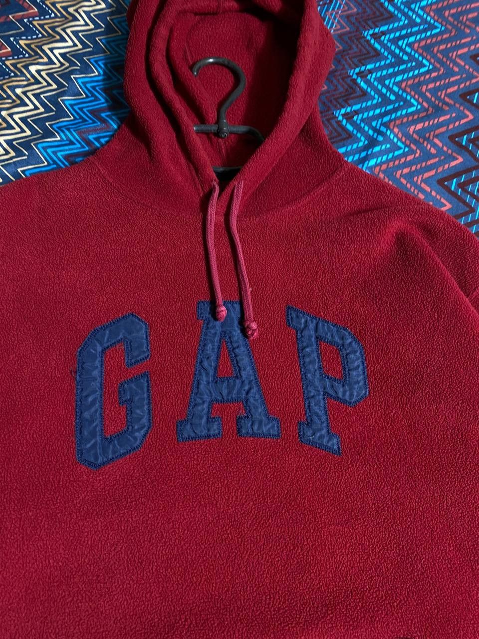 Gap × Vintage Crazy Vintage Y2K GAP Hoodie Embroidered Spell Out Grunge Size US L / EU 52-54 / 3 - 17 Thumbnail