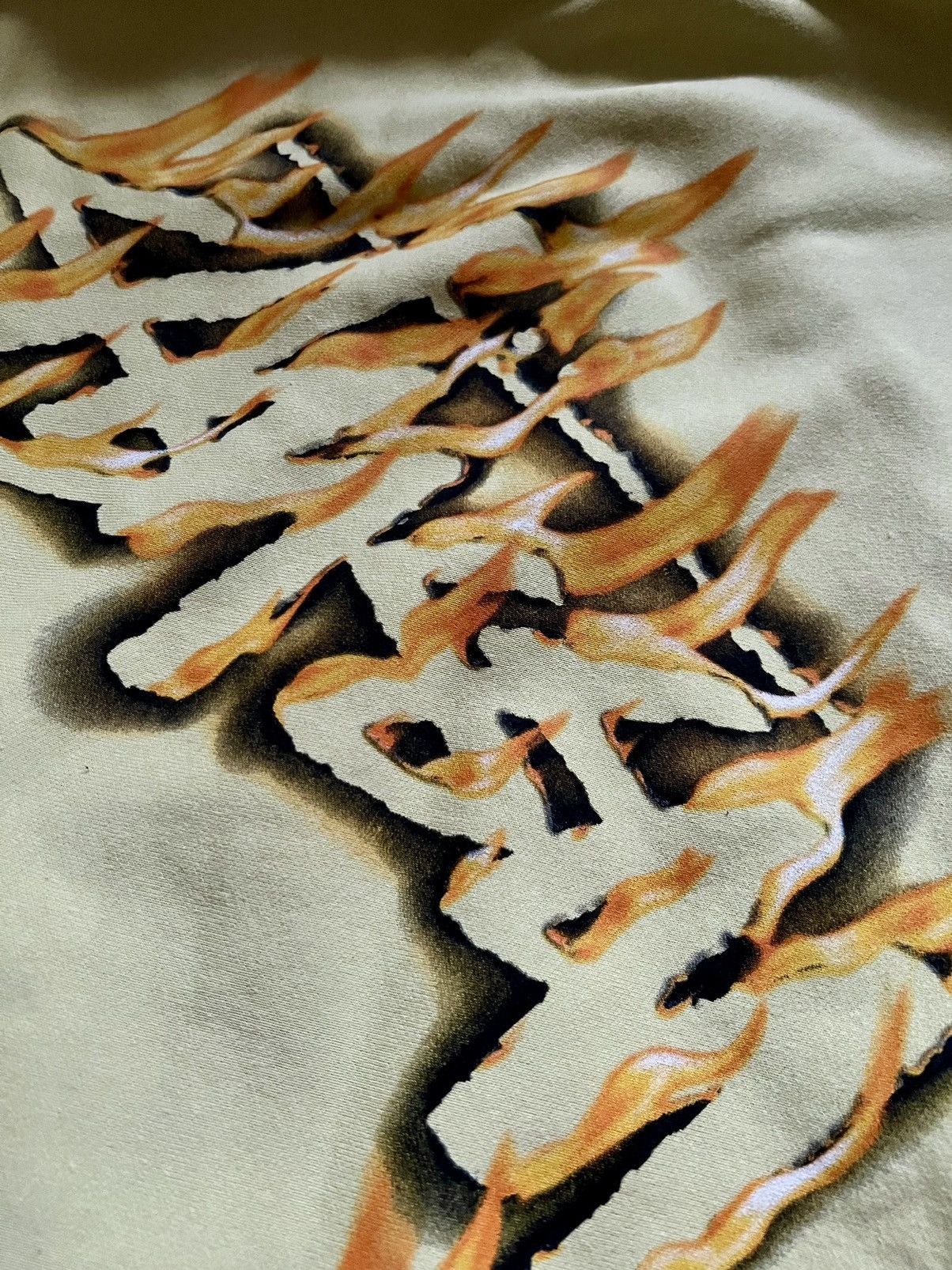Stussy STUSSY BURNING STOCK HOODIE YELLOW - XL Size US XL / EU 56 / 4 - 5 Thumbnail