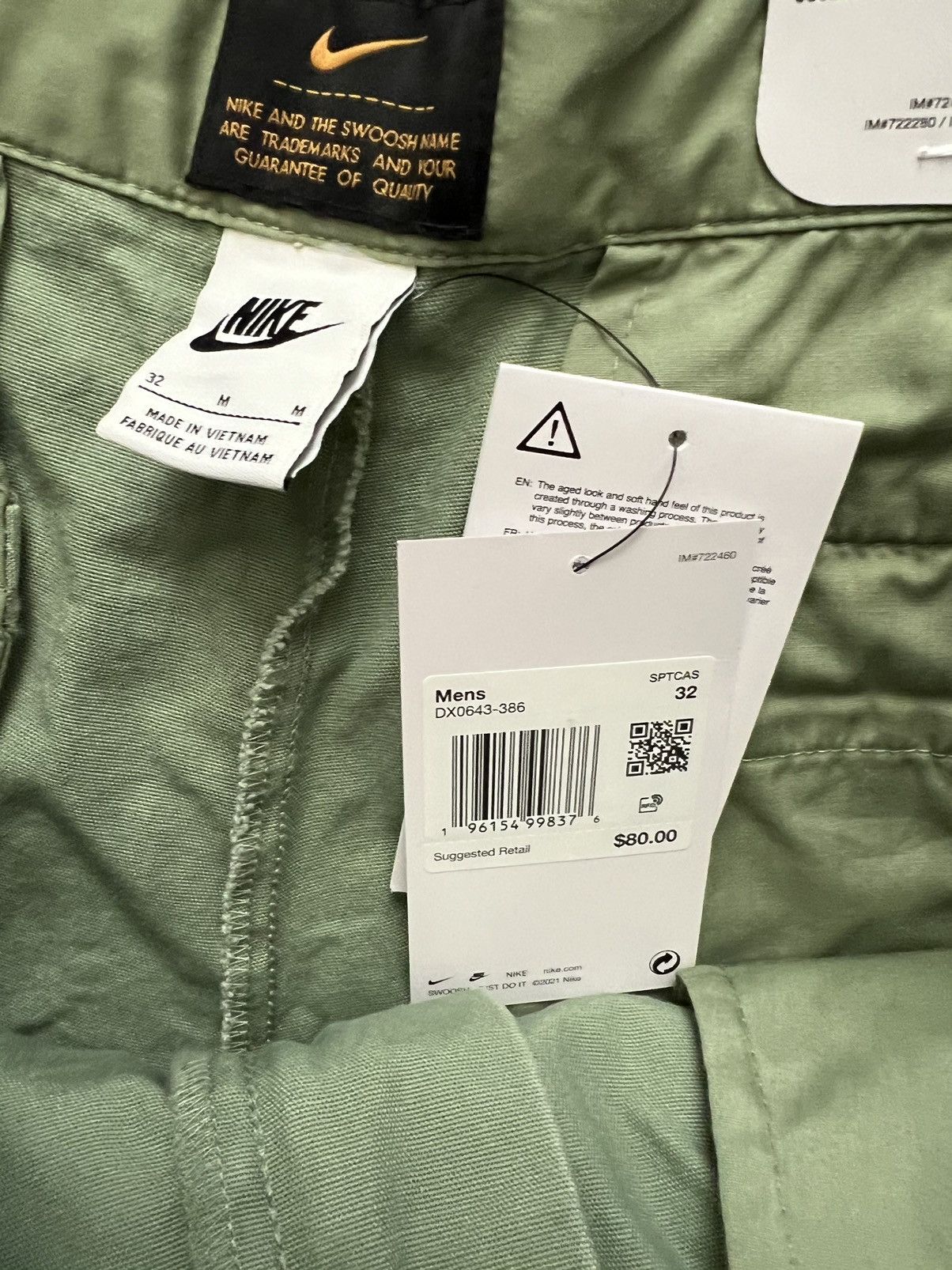 Nike Nike Men's Life Pleated Chino Shorts Size US 32 / EU 48 - 7 Thumbnail