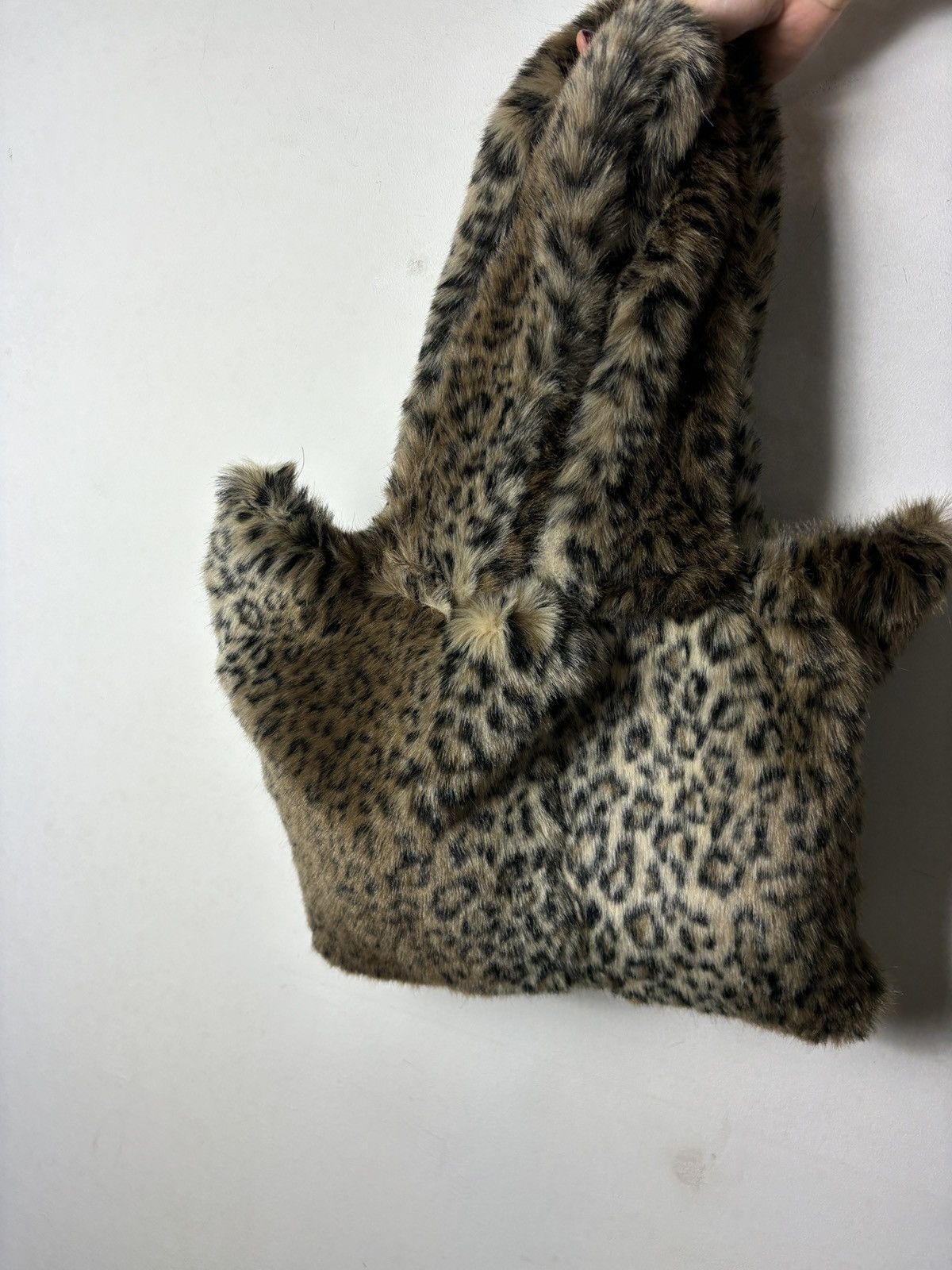 Japanese Brand × Vintage Bag hobo hand tote shoulder fluffy panther leopard Size ONE SIZE - 7 Thumbnail