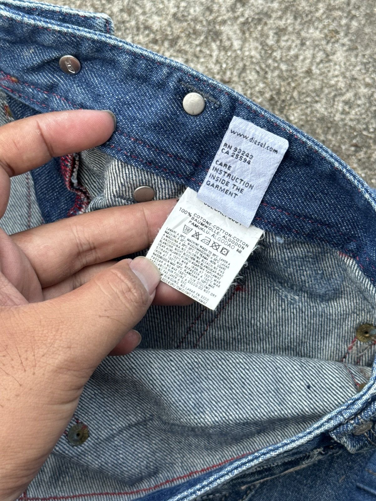 Diesel Diesel Denim Pants Vintage Styled Size 25" / US 0 / IT 36 - 11 Thumbnail