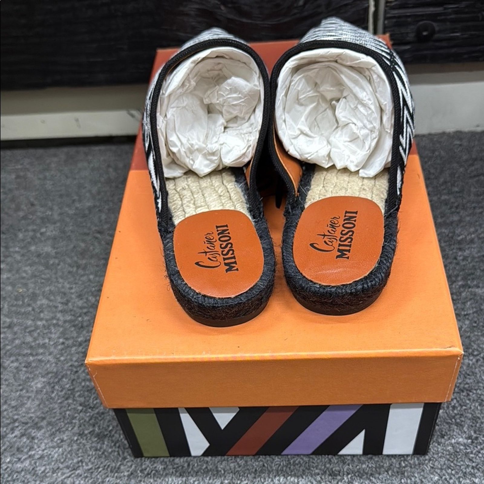 Missoni NWT Missoni Black Zigzag Women's Loafer Shoes Size 38 US 8 Size US 8 / IT 38 - 3 Thumbnail