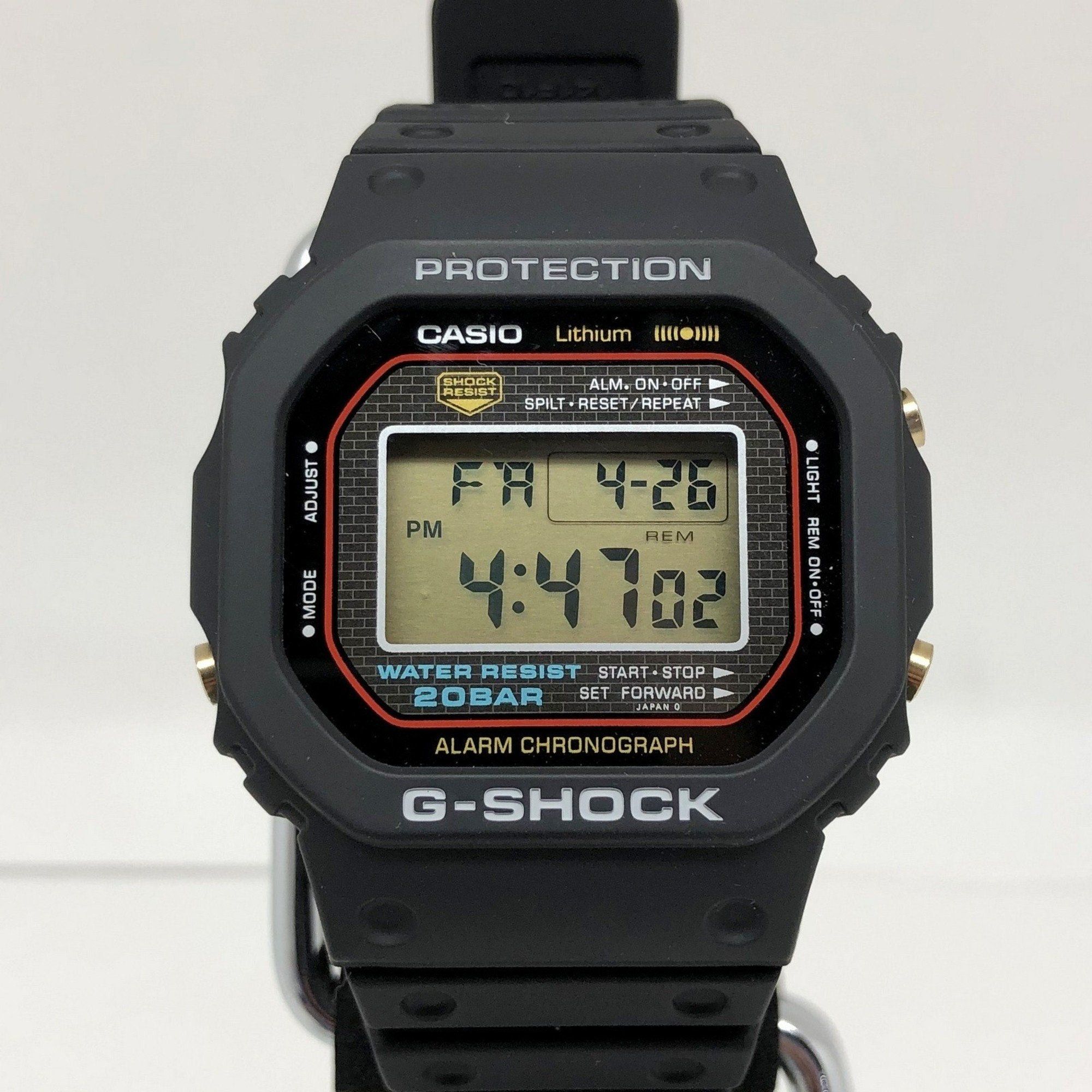 image of Casiog-Shock Watch Dw-1983-1 First Reprint 10Th Anniversary Restoration Service Digital Quartz Blac