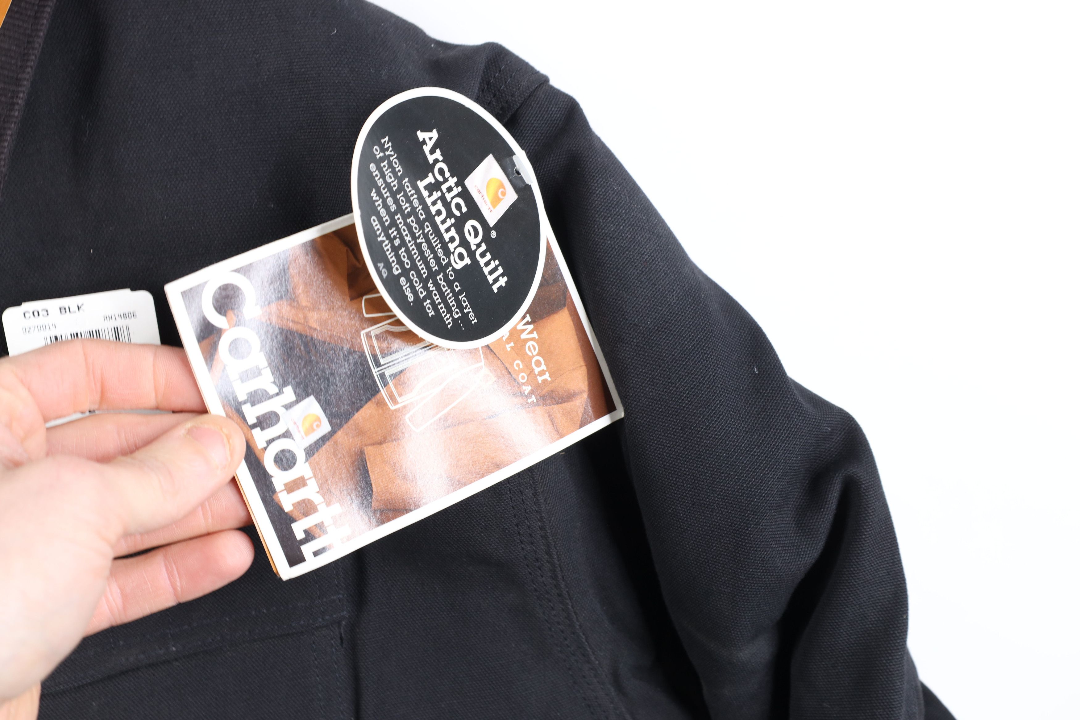 Carhartt Deadstock Vintage 90s Carhartt Chore Barn Jacket Black USA Size US XXL / EU 58 / 5 - 7 Thumbnail