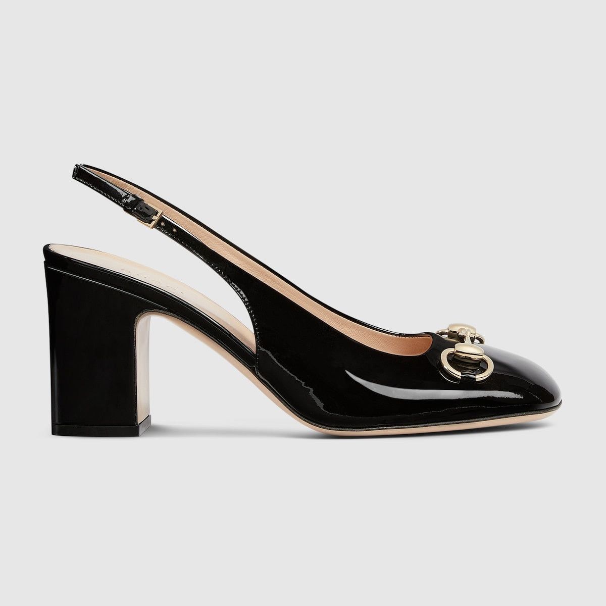 Gucci Gucci Horsebit Patent Leather Slingback SIZE 40 Size ONE SIZE - 1 Thumbnail