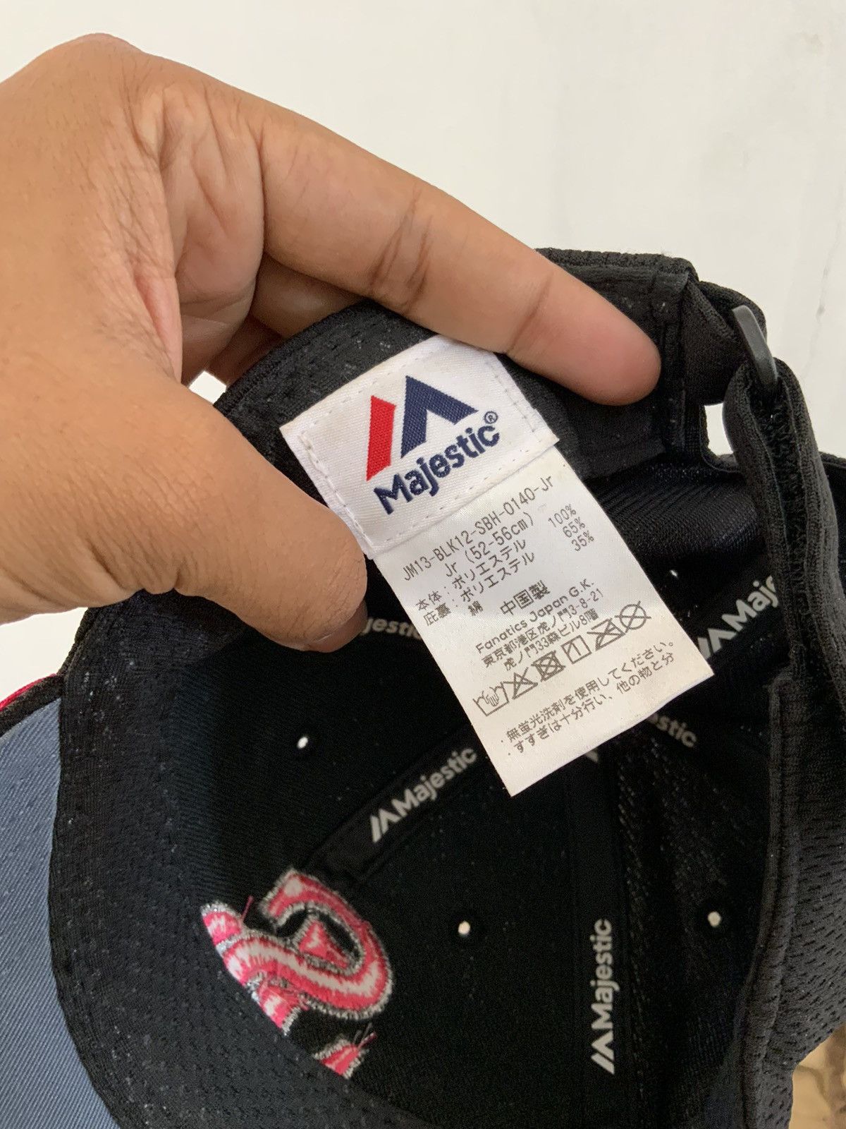 Majestic Majestic SH Pink Black Hat Size ONE SIZE - 11 Thumbnail