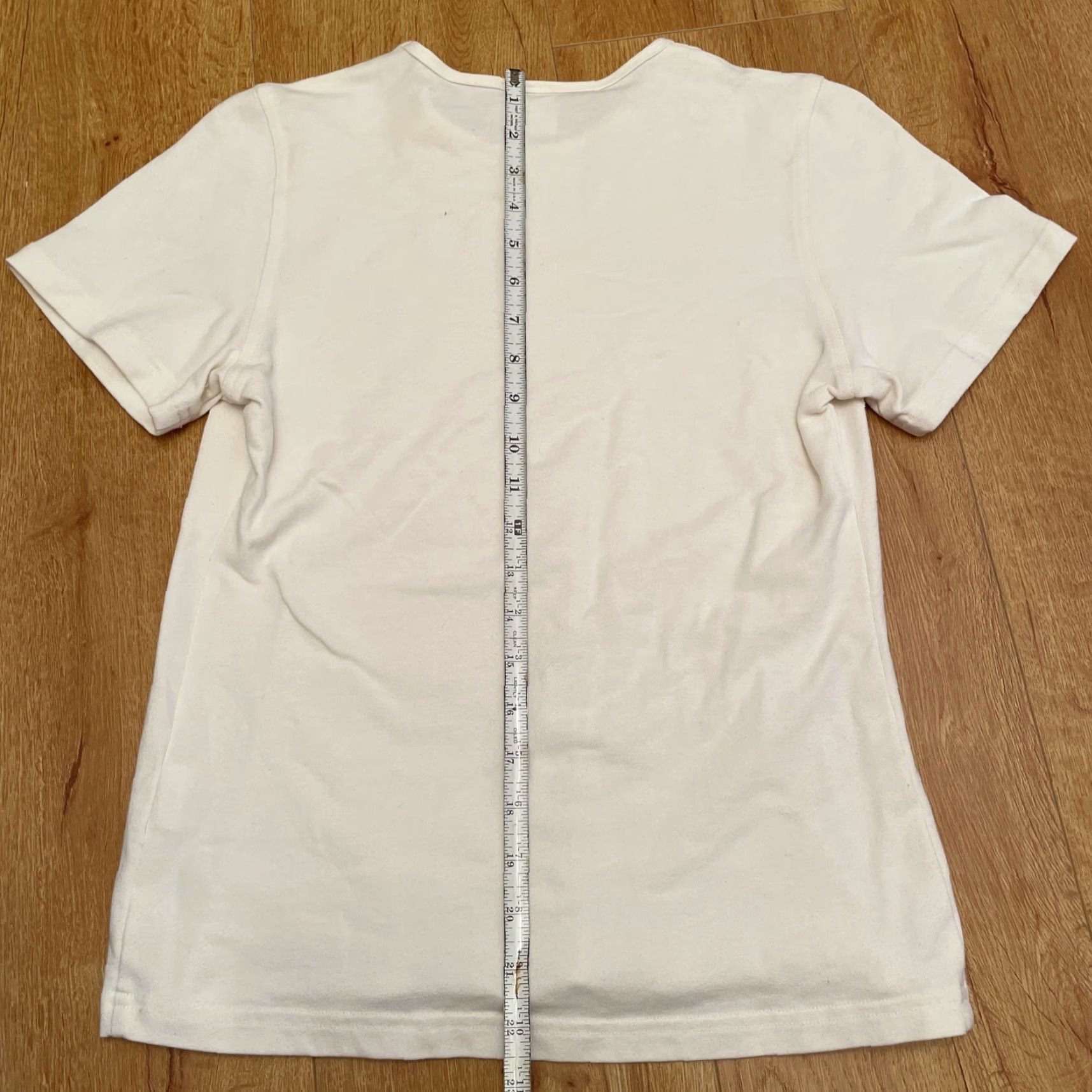 Vintage VINTAGE Authentic AKA Womens Top L Cotton Knit Short Sleeve Cream Boho T-Shirt Size L / US 10 / IT 46 - 8 Thumbnail