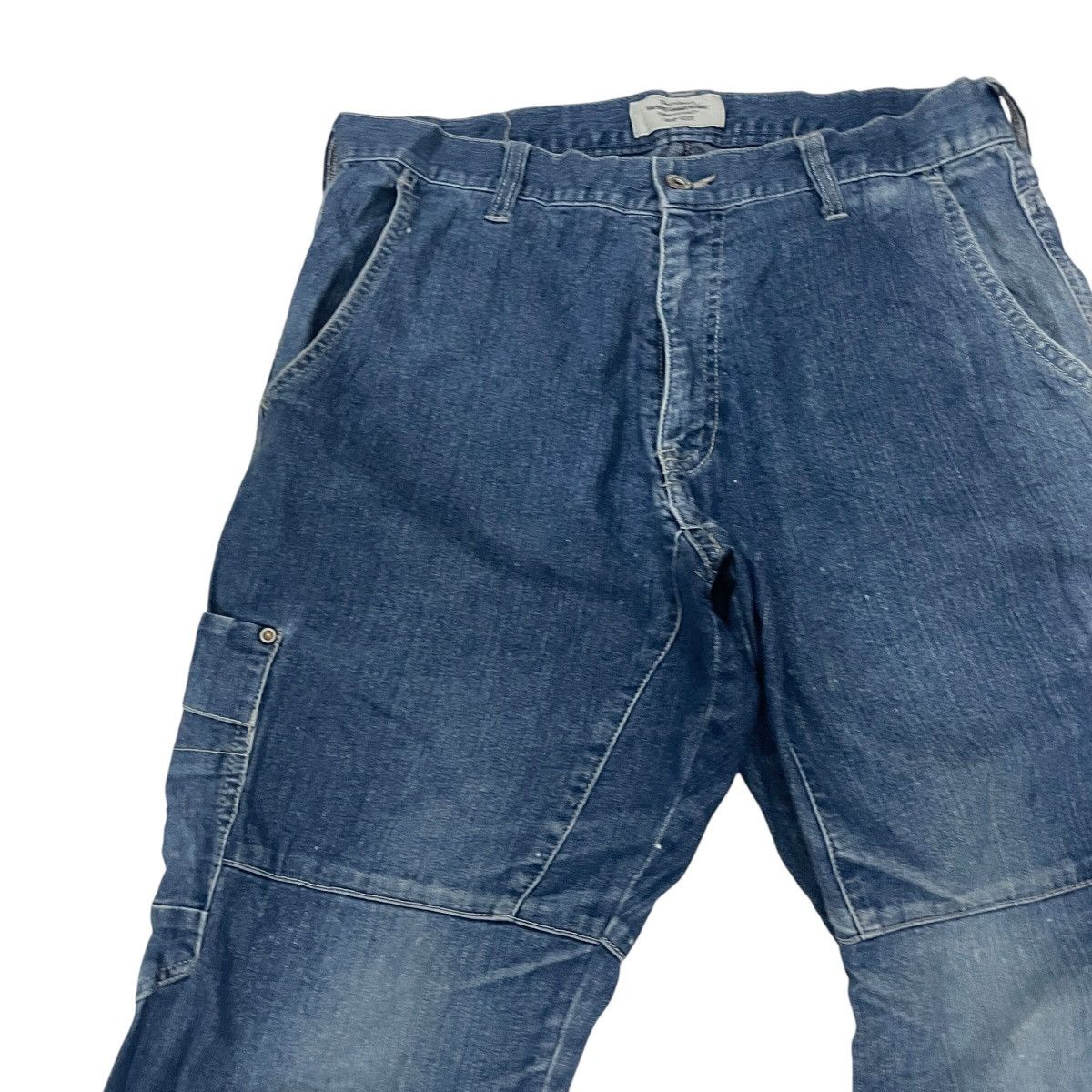 Japanese Brand Vintage Hop-scot Tactical Denim Jeans Size US 32 / EU 48 - 3 Thumbnail