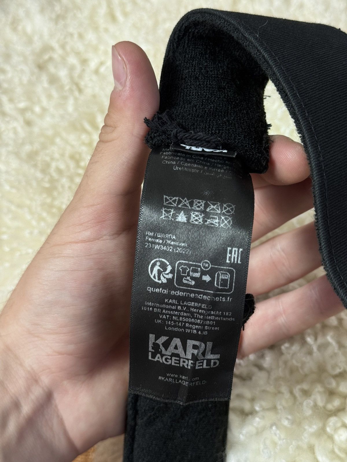 Karl Lagerfeld Karl Lagerfeld Ikonik Visor Size ONE SIZE - 6 Thumbnail