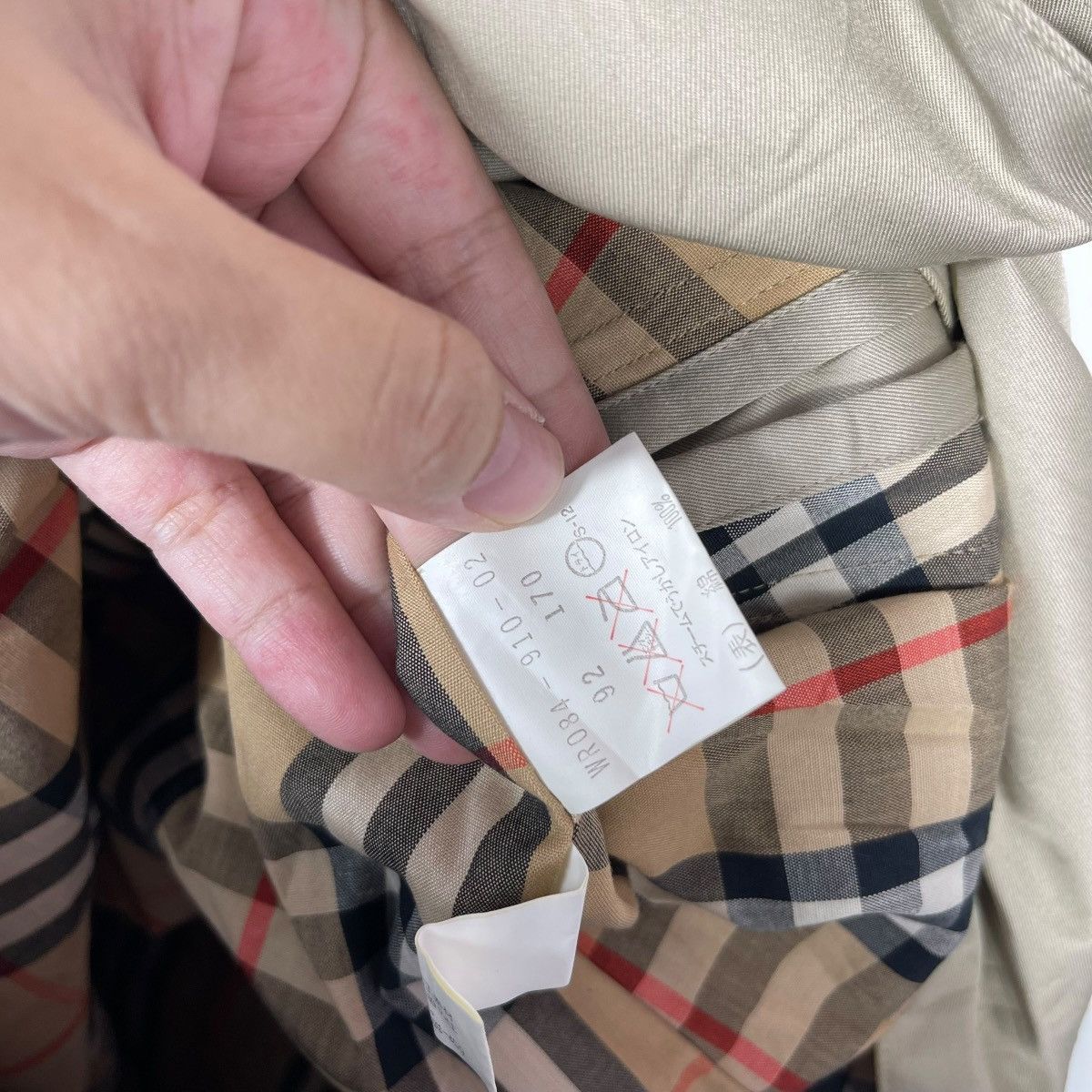 Burberry Burberrys Vintage Trench Coat Nova Check Lined Beige Belted Size US XL / EU 56 / 4 - 8 Thumbnail
