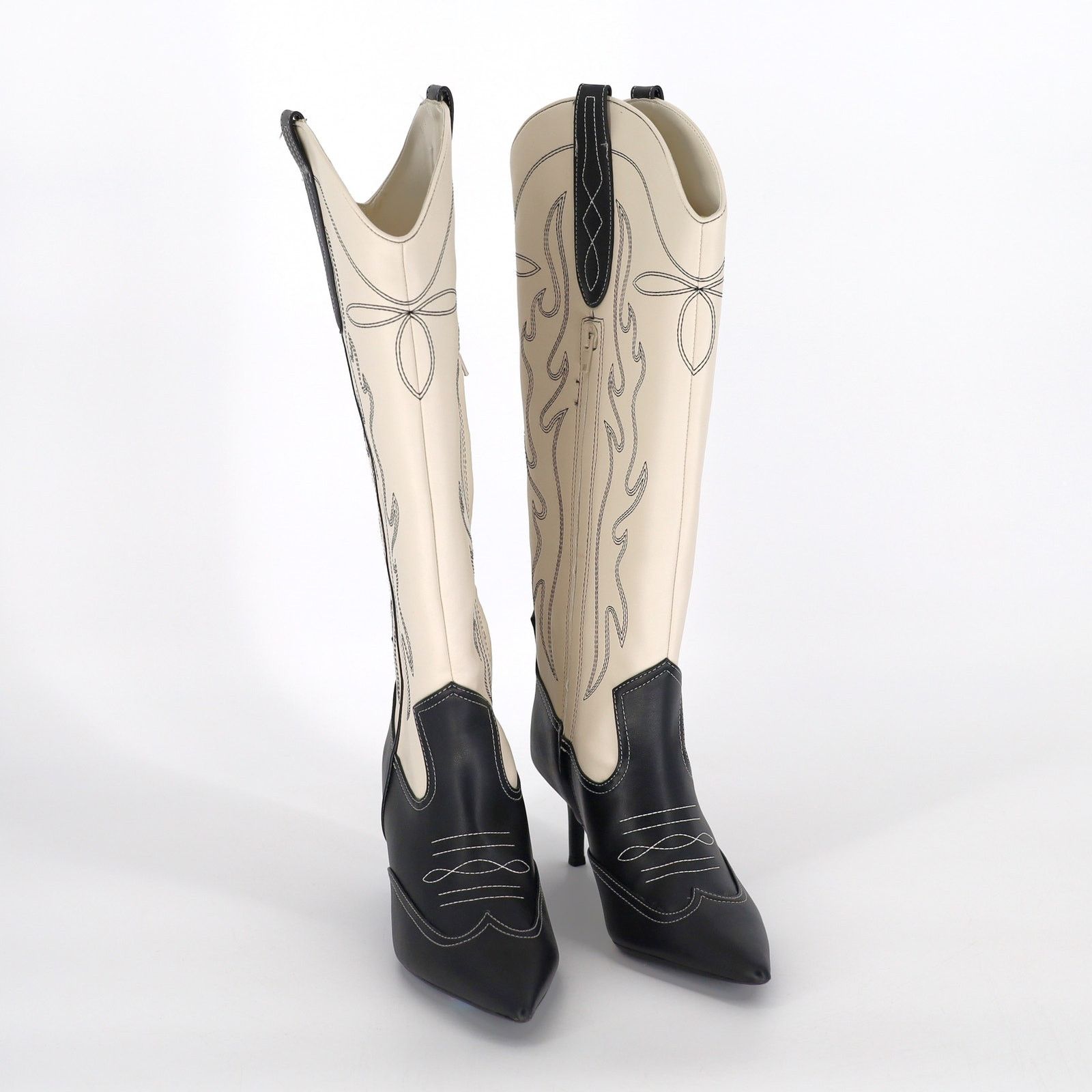 The Unbranded Brand I.N.C. Int Concepts Women Bone Hayleigh High Boot Size 5.5M Size US 5.5 / IT 35.5 - 2 Thumbnail