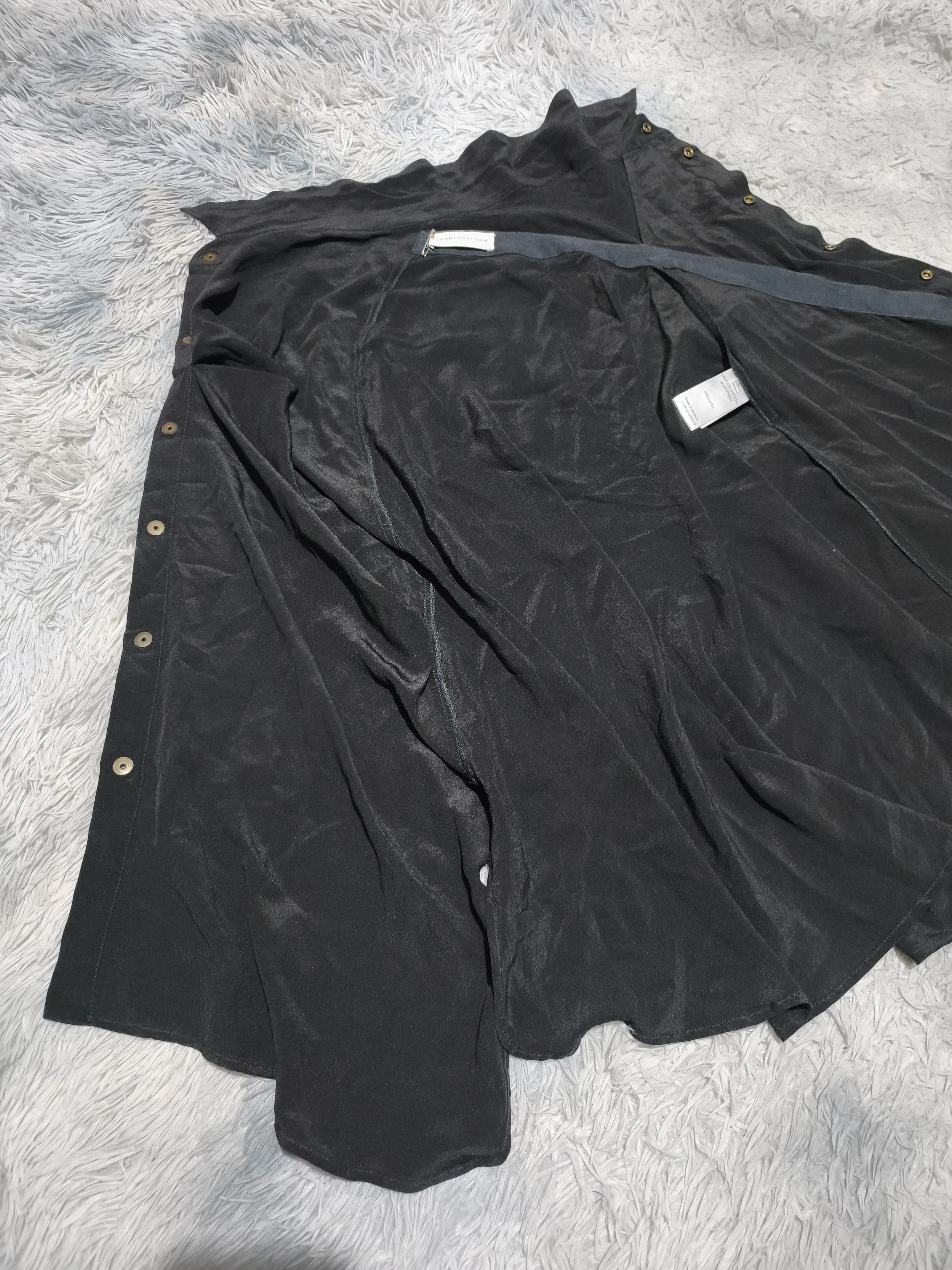 Faith Connexion FAITH CONNEXION Shirt Style Asymmetric Silk Skirt Size 28" / US 6 / IT 42 - 12 Thumbnail
